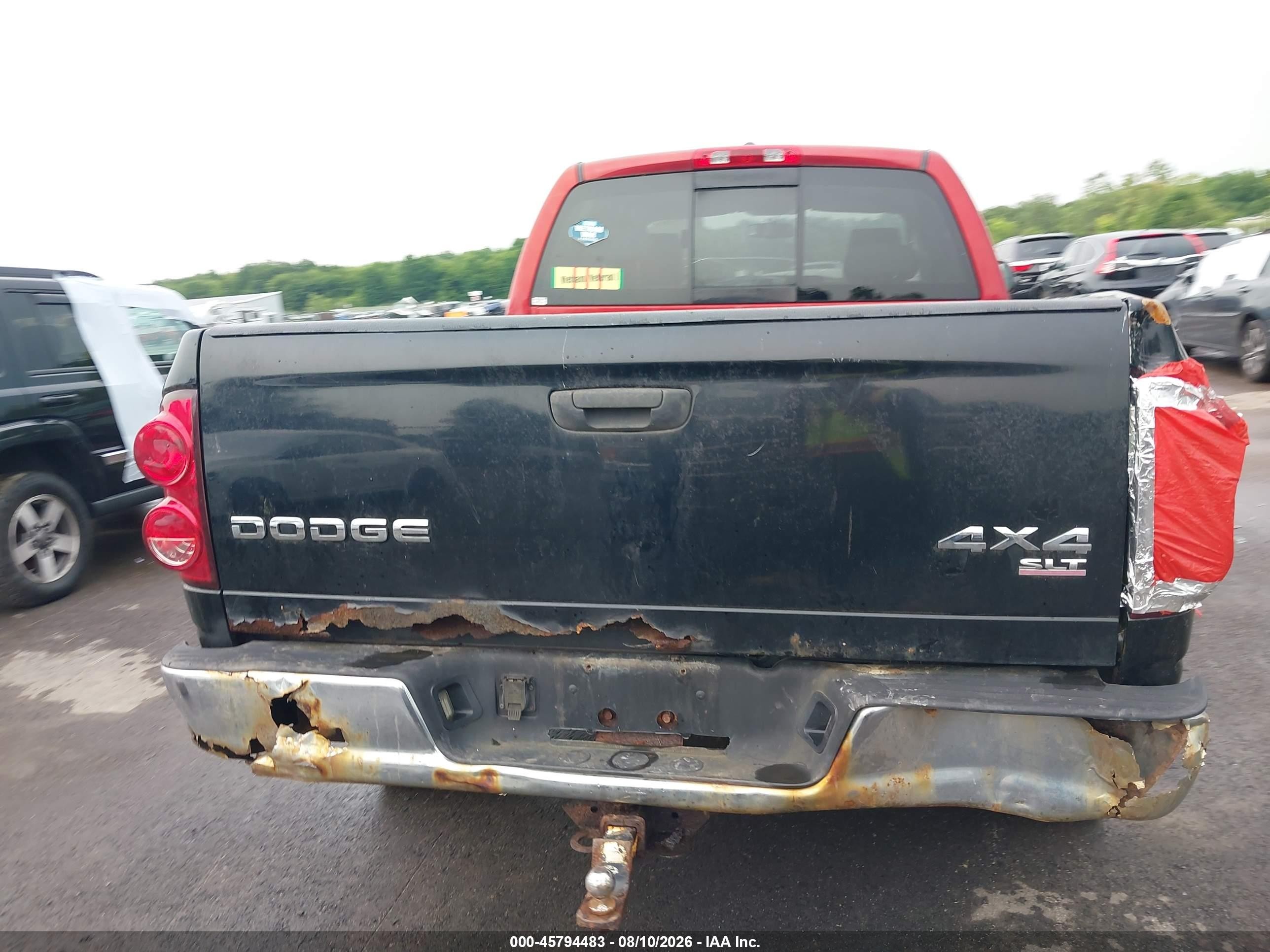 2008 Dodge Ram 1500 Slt Red vin: 1D7HU18248S547619