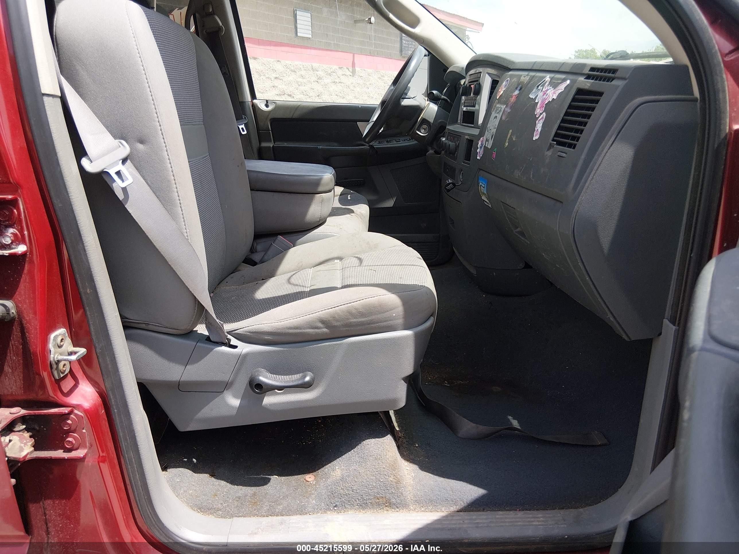 2008 Dodge Ram 1500 Slt Burgundy vin: 1D7HU18248S565053