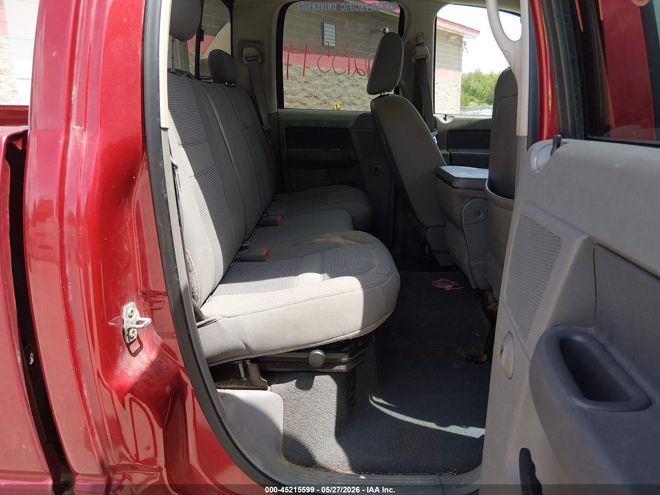 2008 Dodge Ram 1500 Slt Burgundy vin: 1D7HU18248S565053