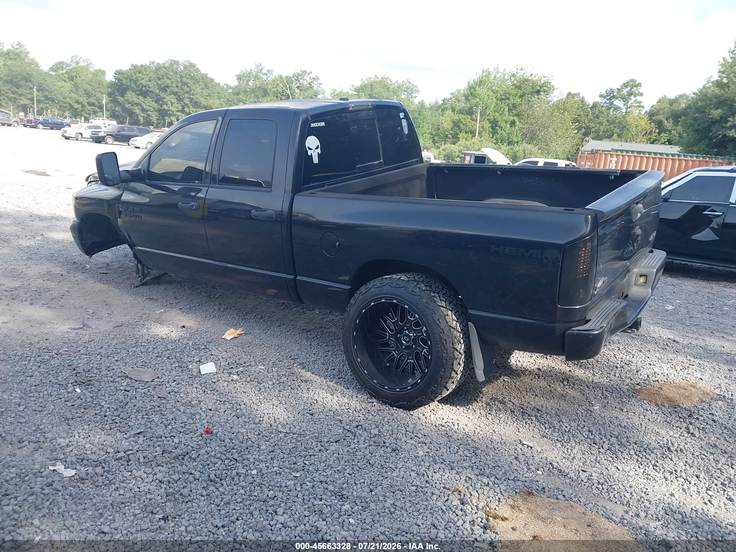 2006 Dodge Ram 1500 Slt/trx4 Off Road/sport Black vin: 1D7HU18256J201775