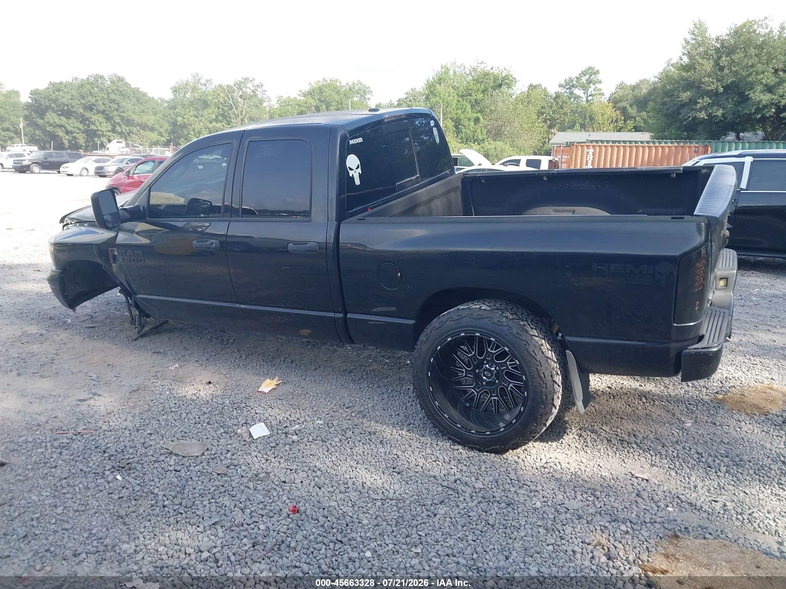 2006 Dodge Ram 1500 Slt/trx4 Off Road/sport Black vin: 1D7HU18256J201775