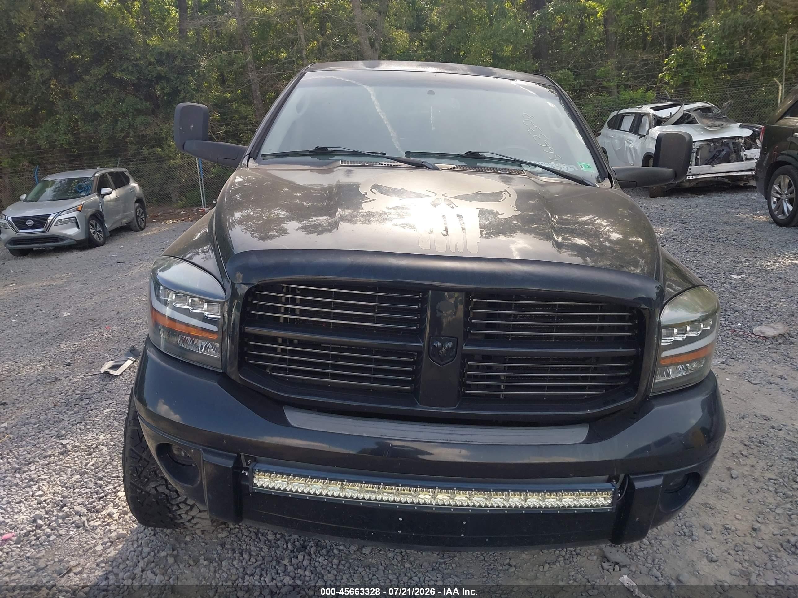 2006 Dodge Ram 1500 Slt/trx4 Off Road/sport Black vin: 1D7HU18256J201775