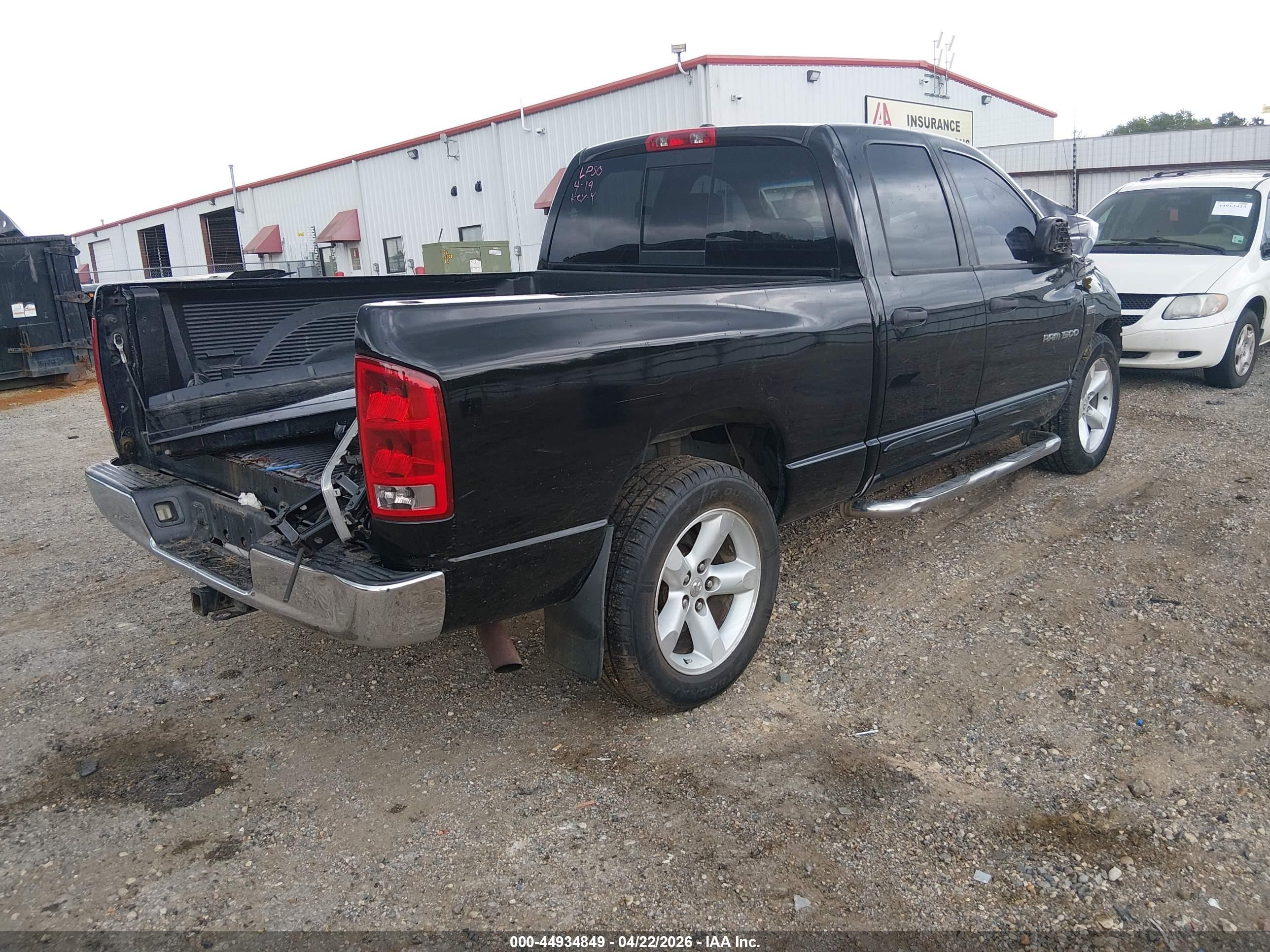 2006 Dodge Ram 1500 Slt/trx4 Off Road/sport Black vin: 1D7HU18256S554057
