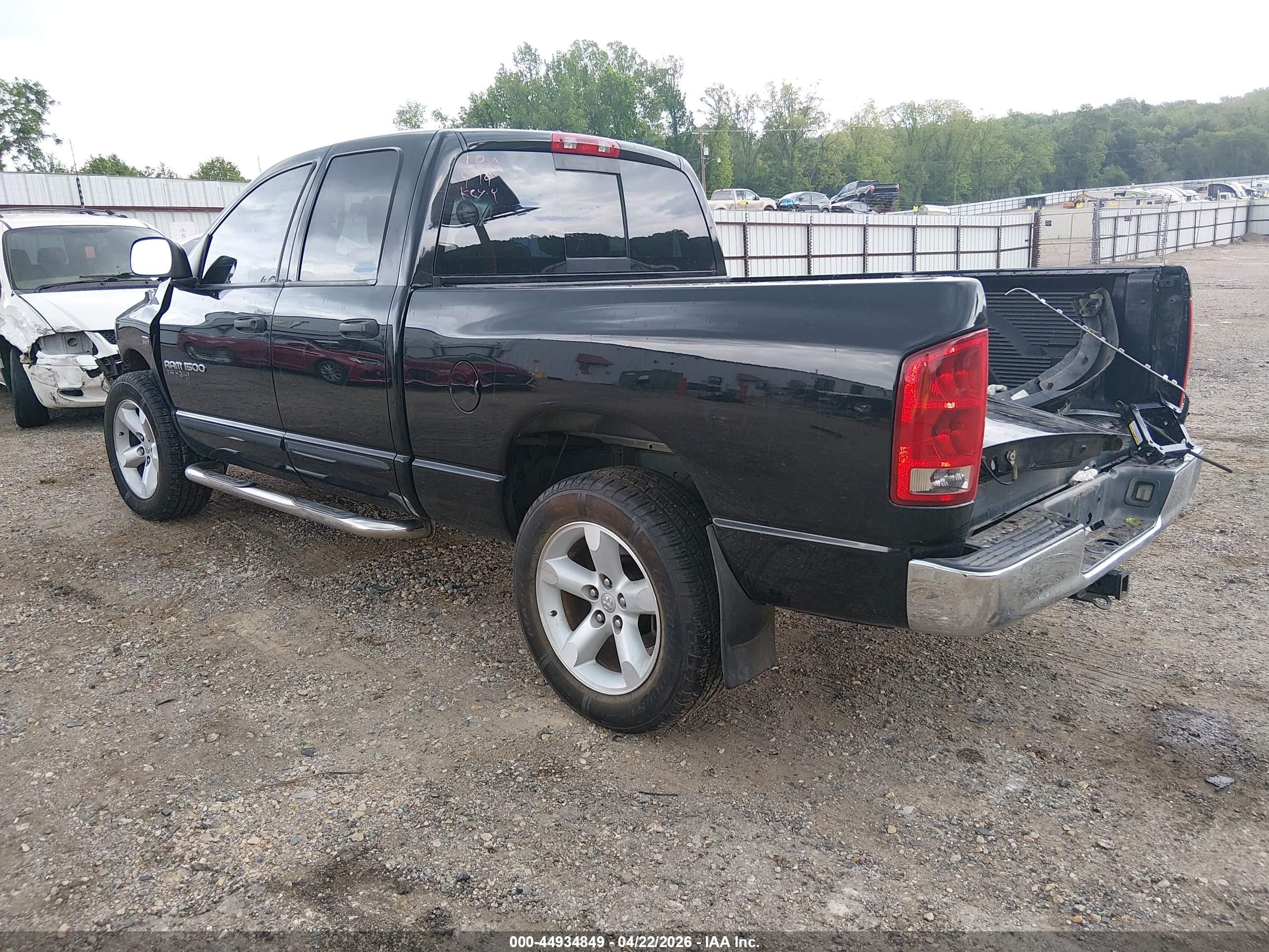2006 Dodge Ram 1500 Slt/trx4 Off Road/sport Black vin: 1D7HU18256S554057