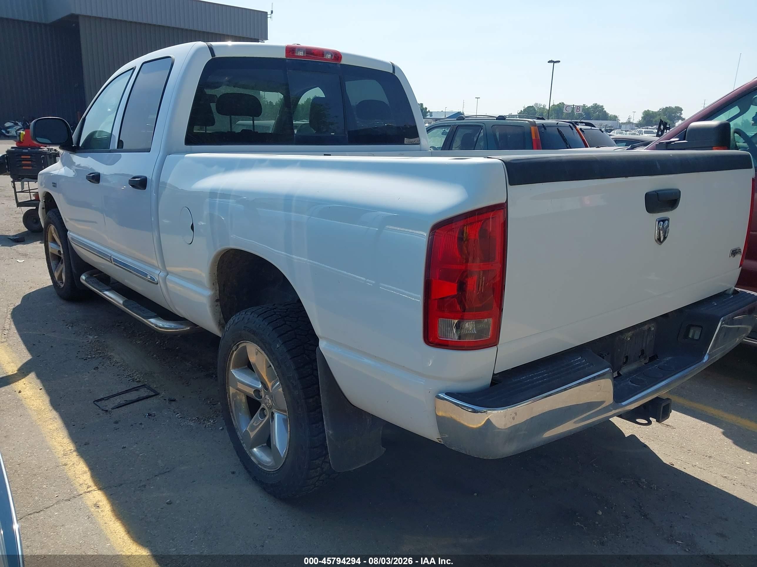 2006 Dodge Ram 1500 Laramie White vin: 1D7HU18256S602964