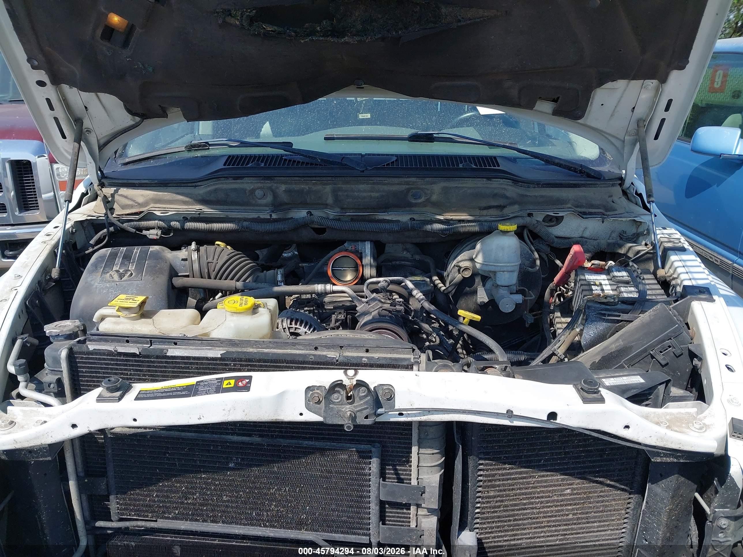 2006 Dodge Ram 1500 Laramie White vin: 1D7HU18256S602964