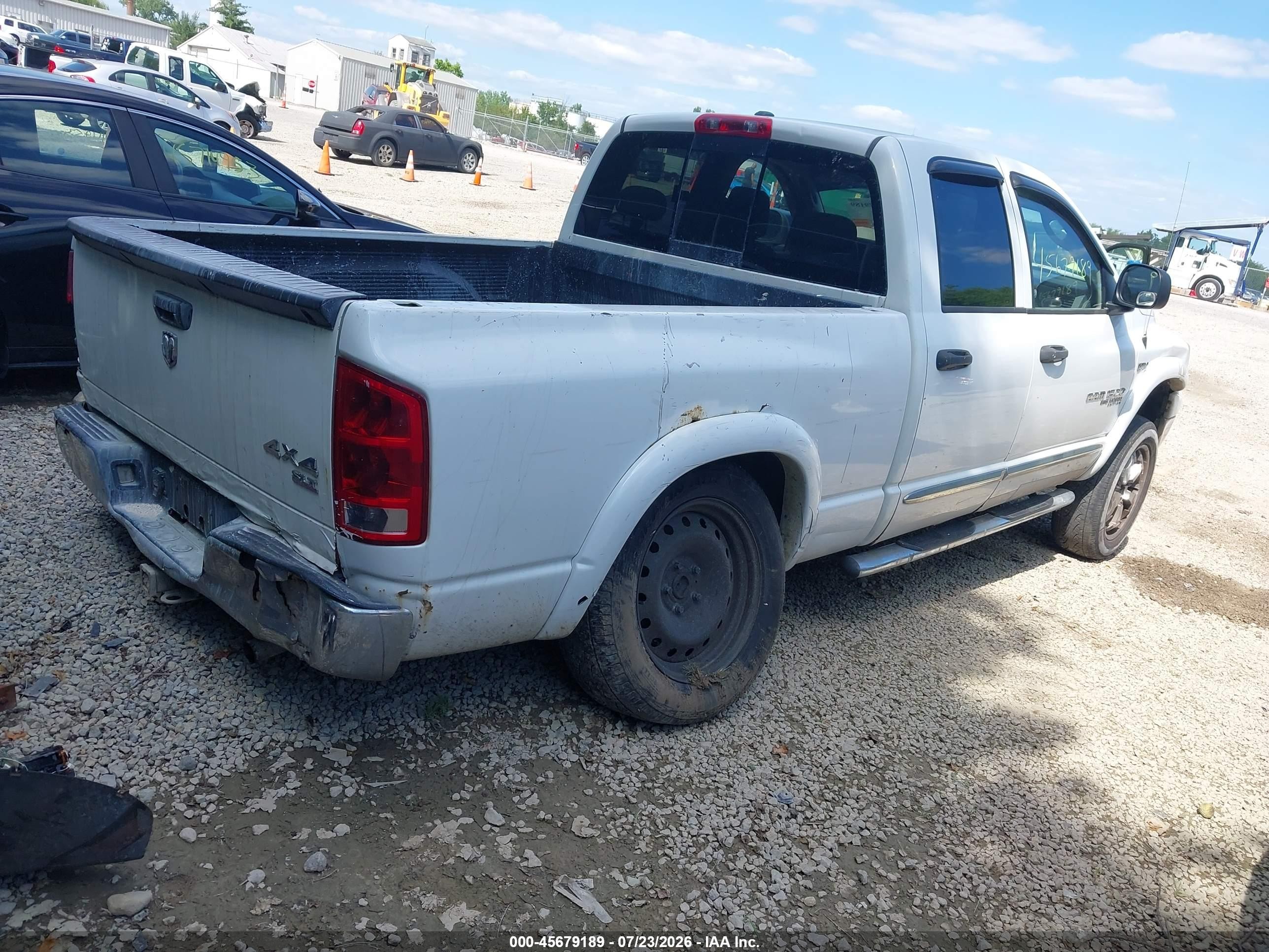 2006 Dodge Ram 1500 Slt/trx4 Off Road/sport Белый vin: 1D7HU18256S705446