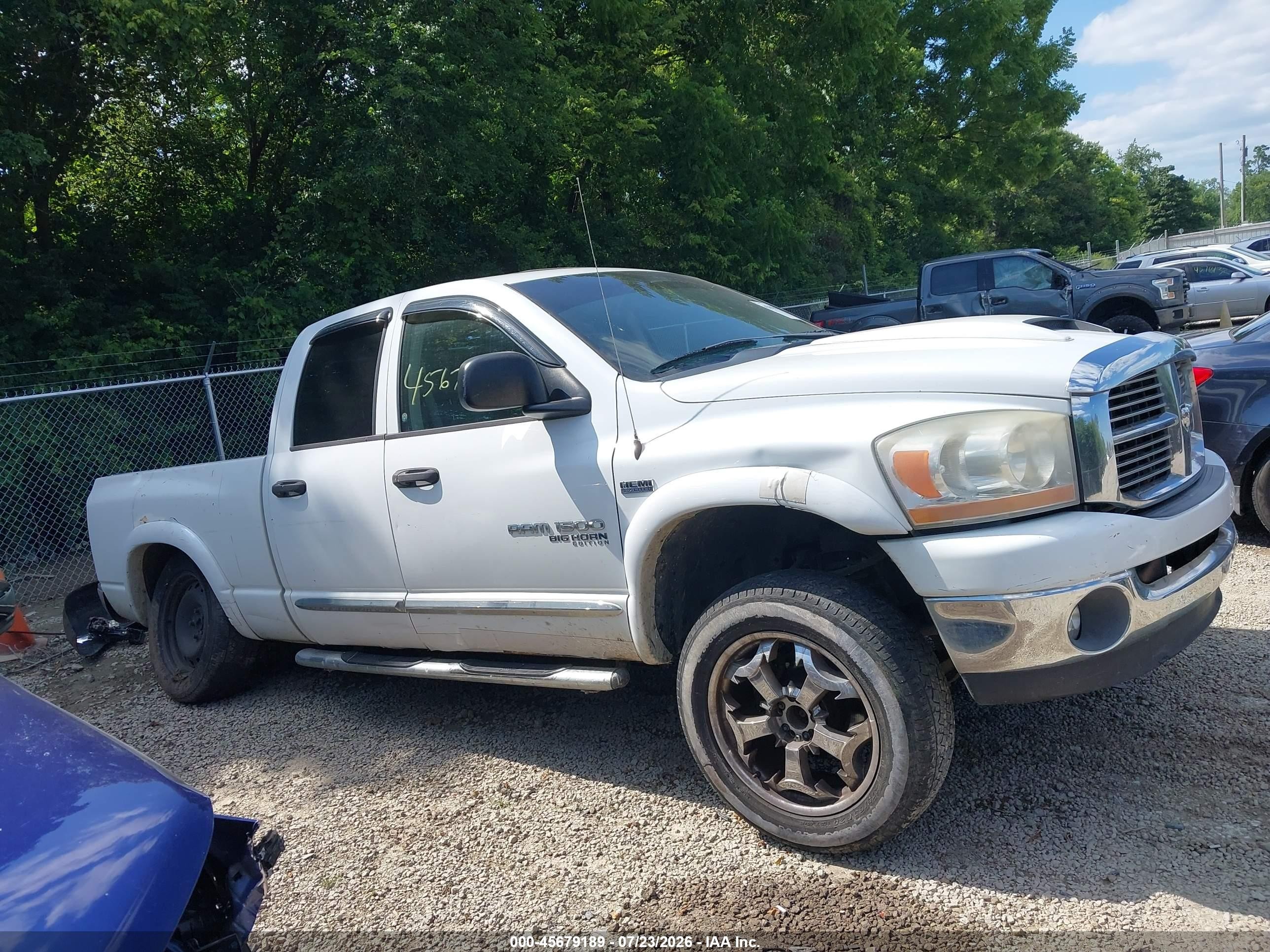 2006 Dodge Ram 1500 Slt/trx4 Off Road/sport Белый vin: 1D7HU18256S705446