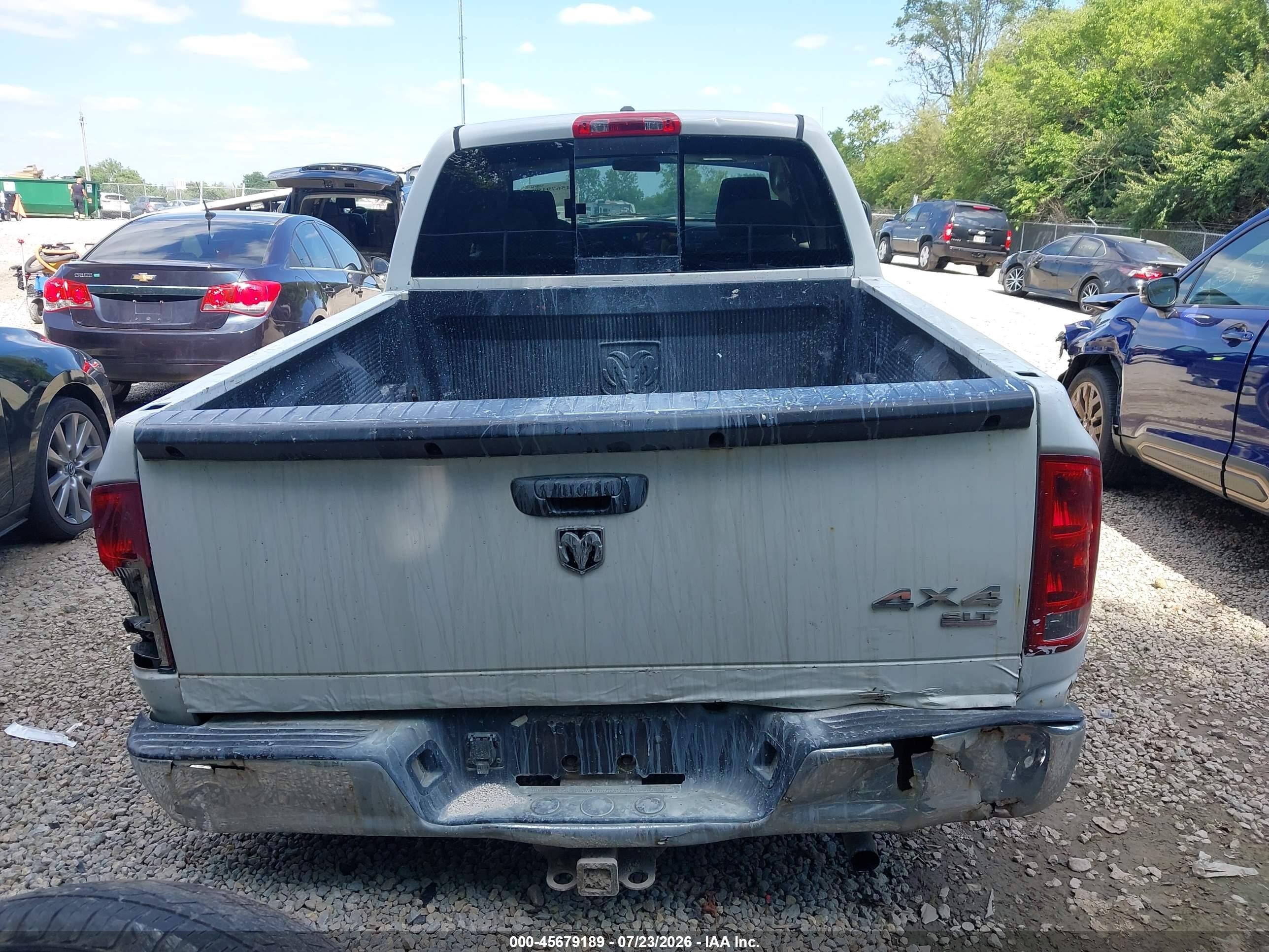 2006 Dodge Ram 1500 Slt/trx4 Off Road/sport Белый vin: 1D7HU18256S705446