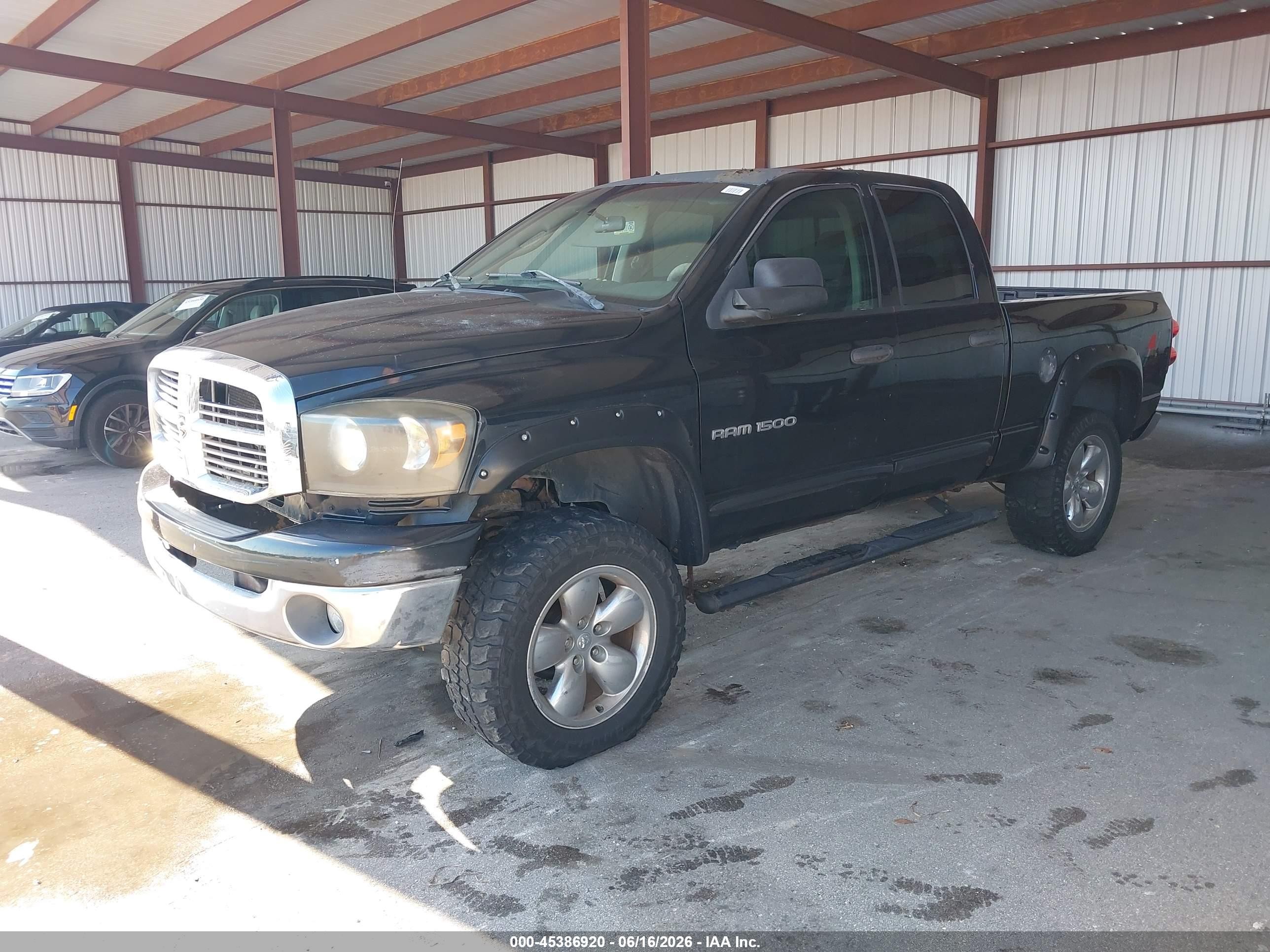 2007 Dodge Ram 1500 Slt/trx4 Off Road/sport Black vin: 1D7HU18257S107228
