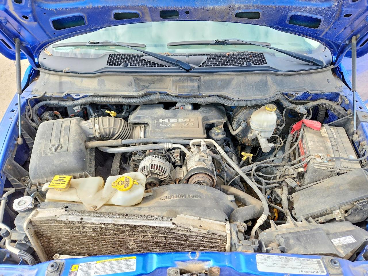2008 Dodge Ram 1500 St Blue vin: 1D7HU18258J204131