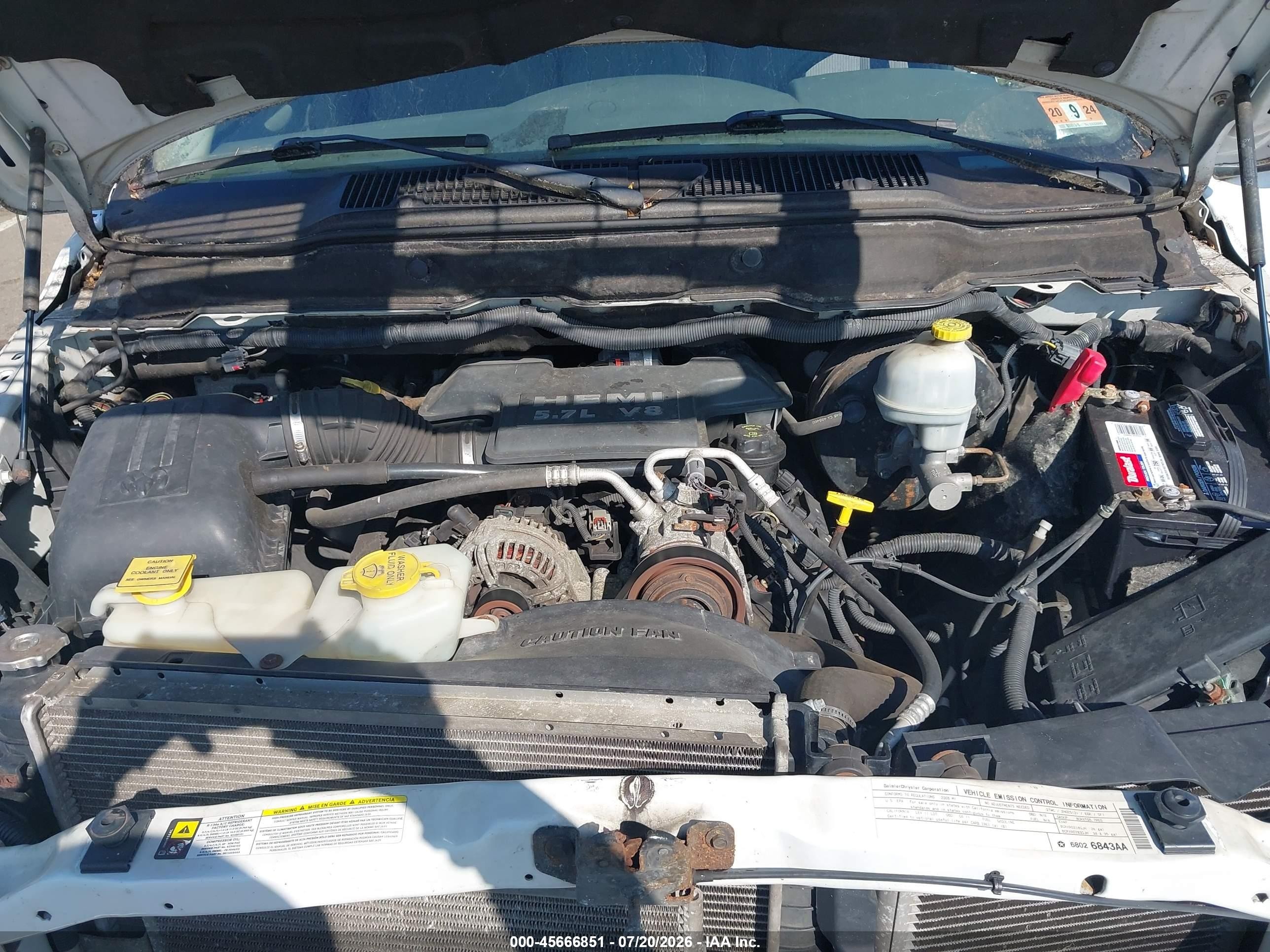 2008 Dodge Ram 1500 Slt White vin: 1D7HU18258S534071