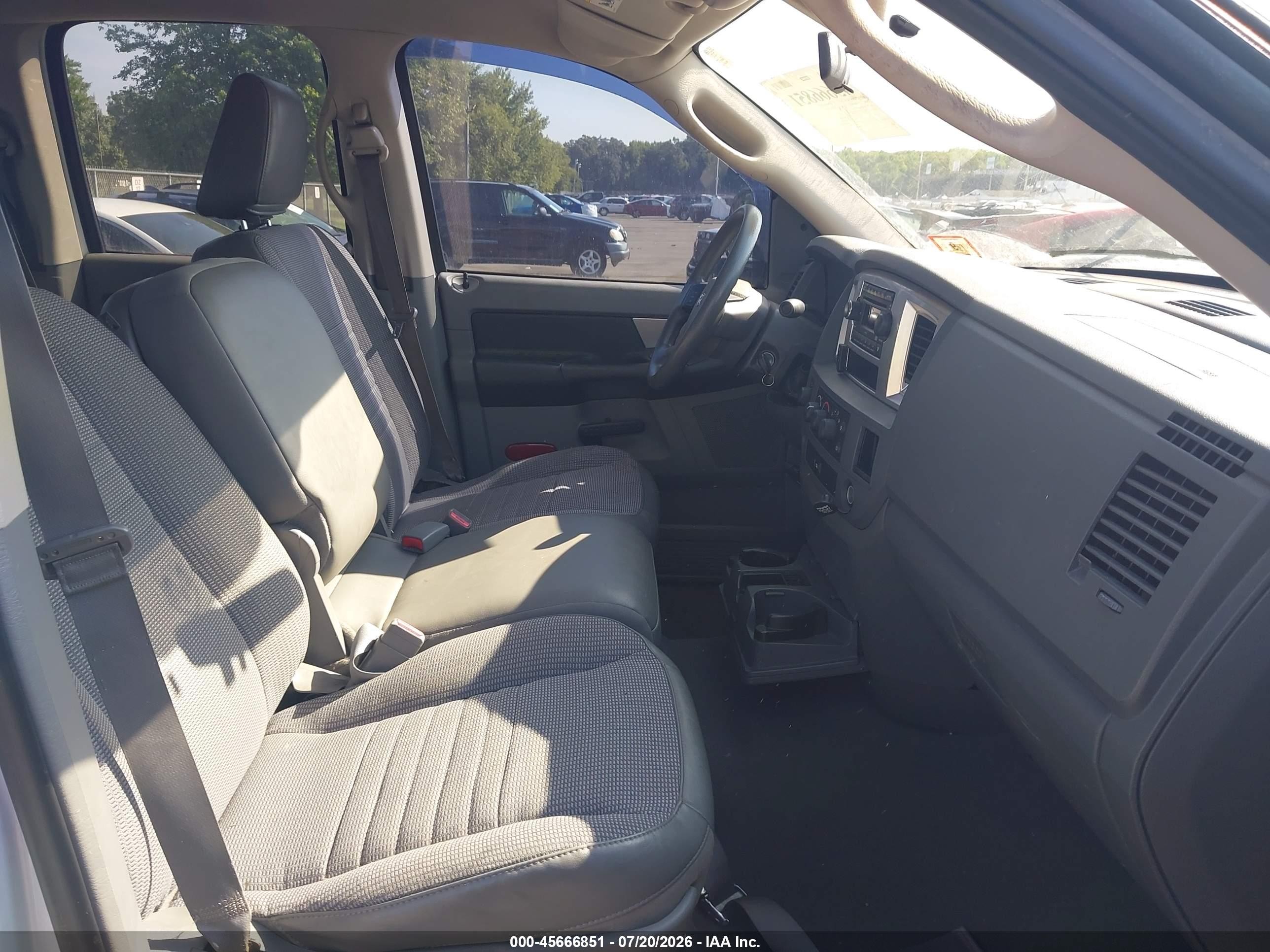 2008 Dodge Ram 1500 Slt White vin: 1D7HU18258S534071