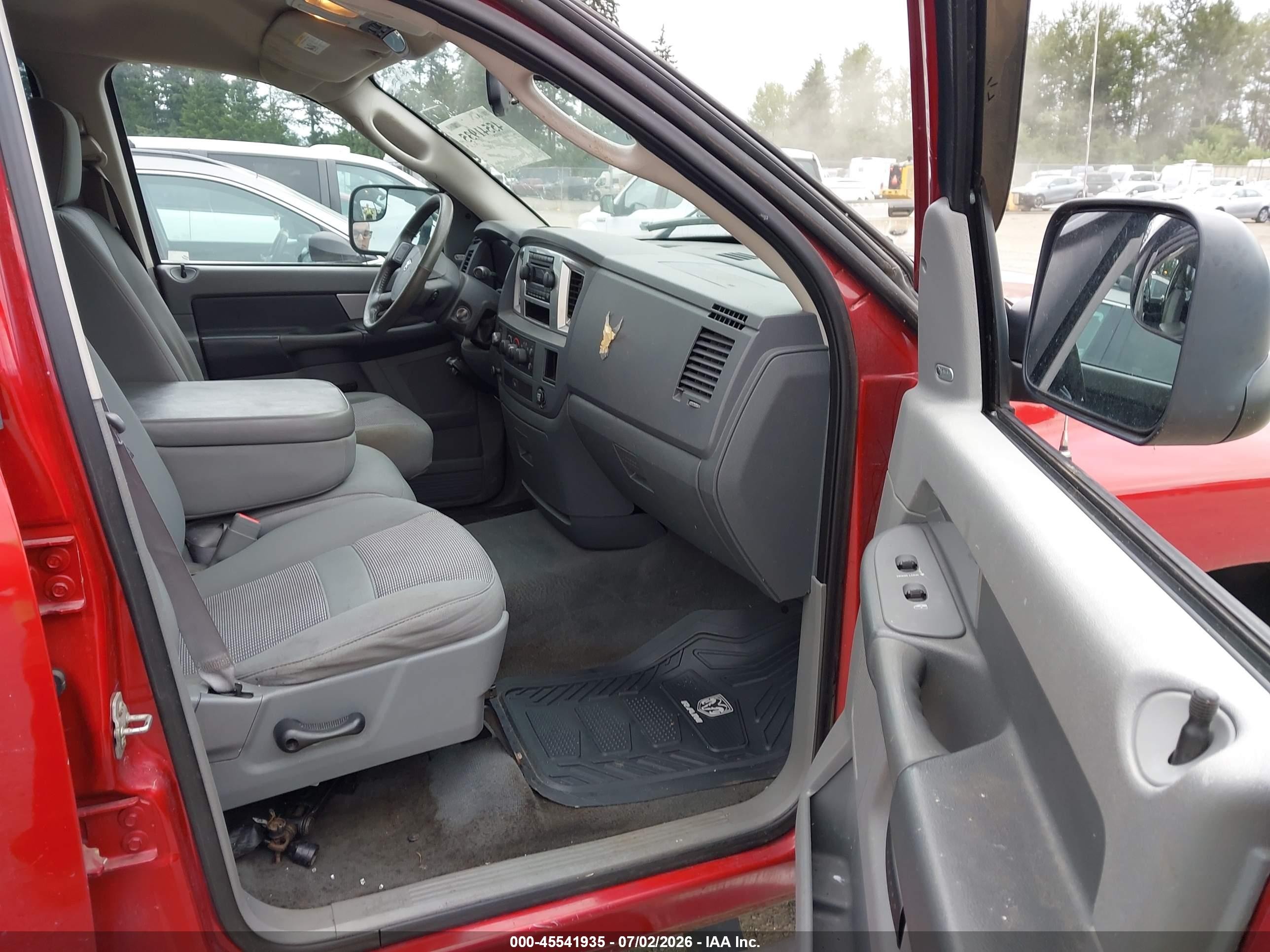 2008 Dodge Ram 1500 Slt Red vin: 1D7HU18258S621033