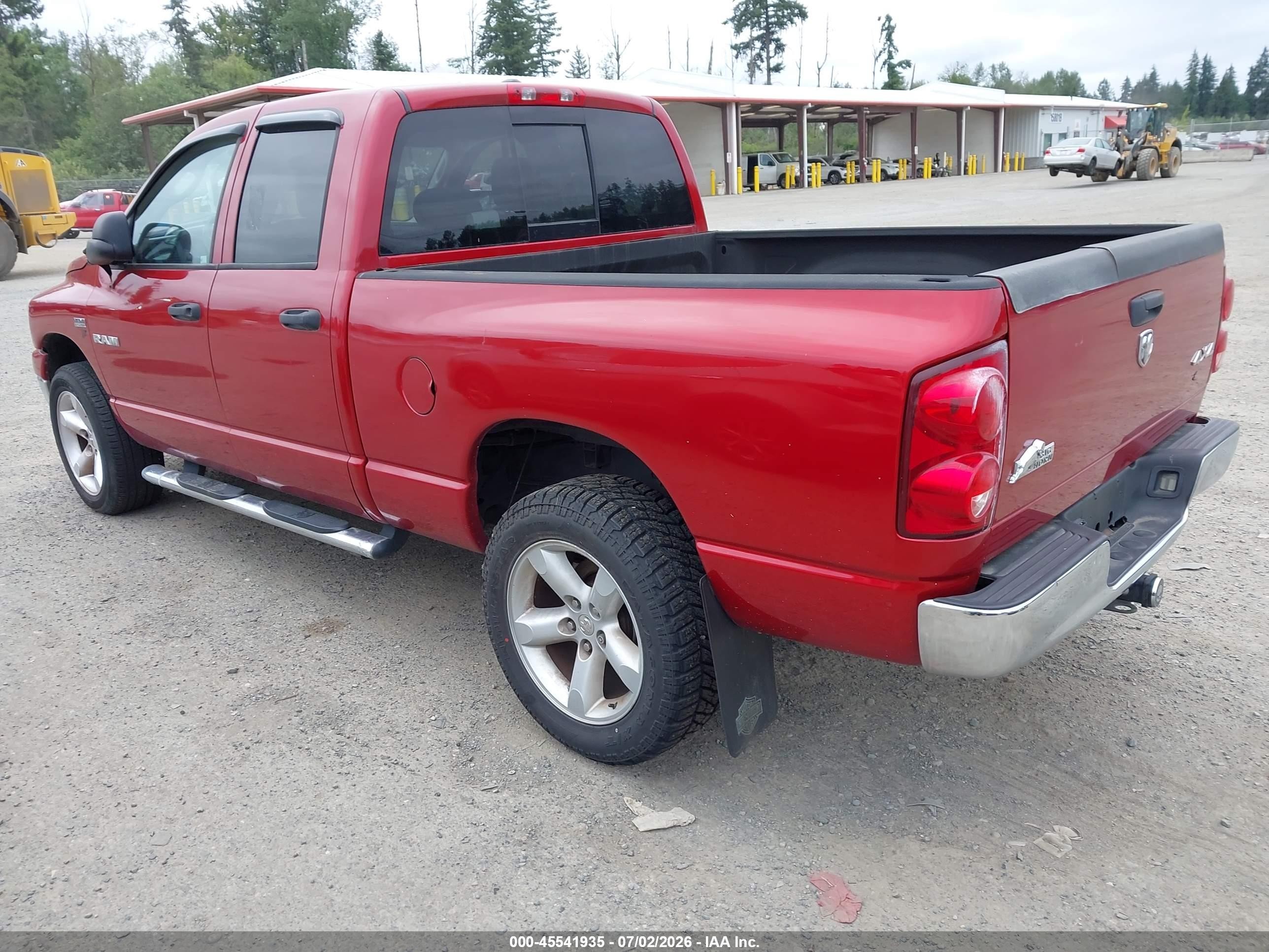2008 Dodge Ram 1500 Slt Red vin: 1D7HU18258S621033