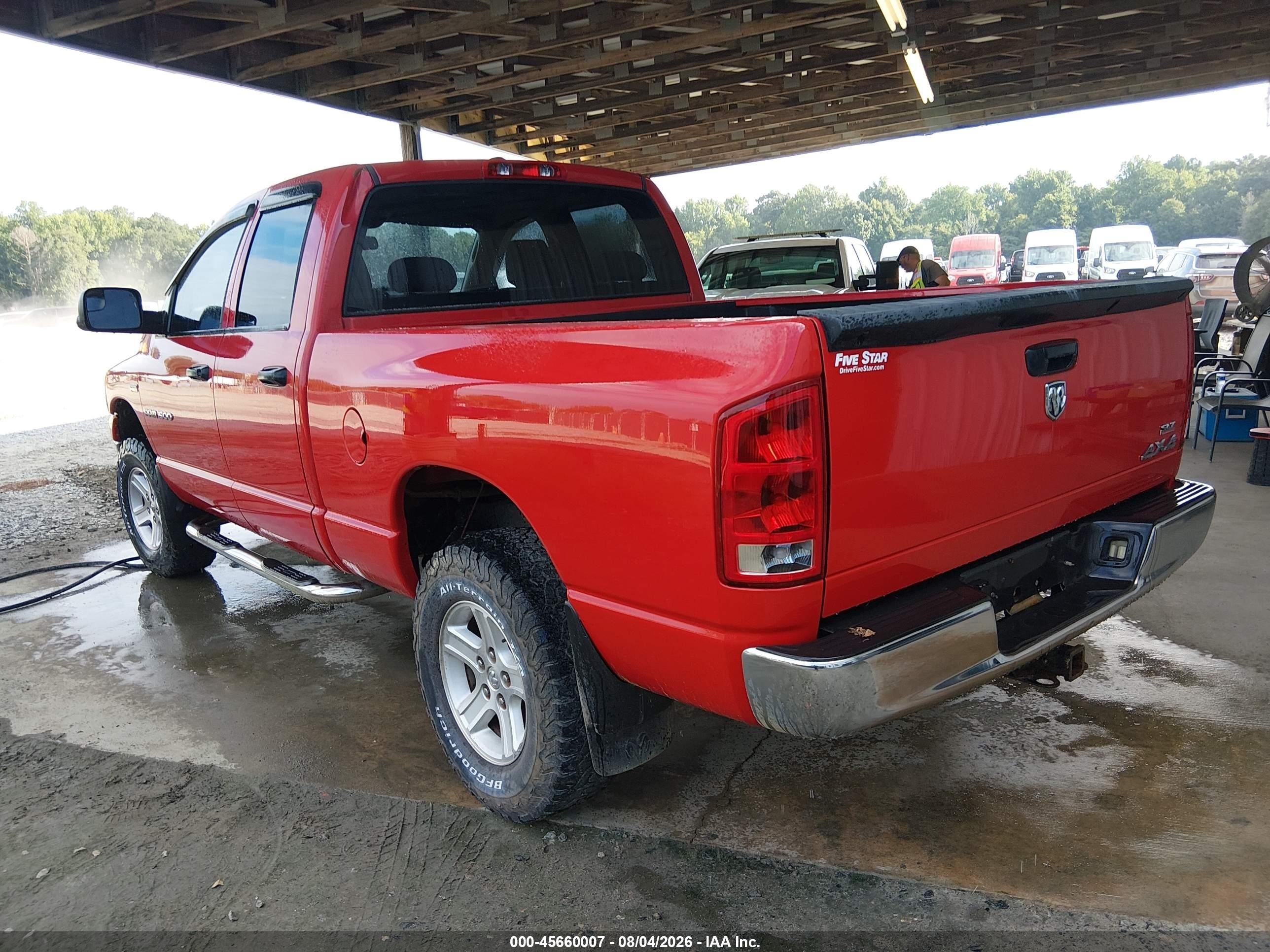2006 Dodge Ram 1500 Slt/trx4 Off Road/sport Red vin: 1D7HU18266S628733