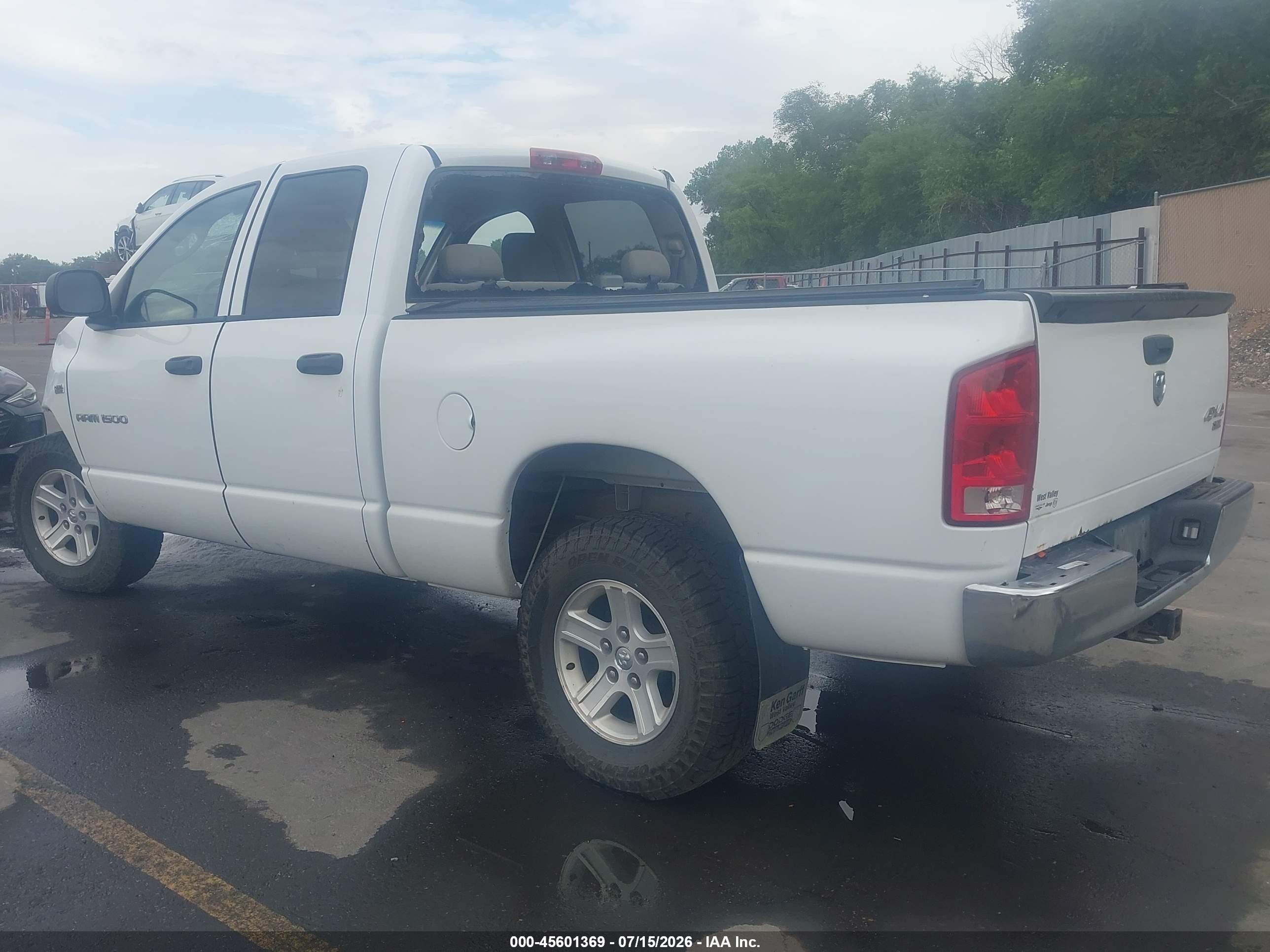 2006 Dodge Ram 1500 Slt/trx4 Off Road/sport White vin: 1D7HU18266S651803