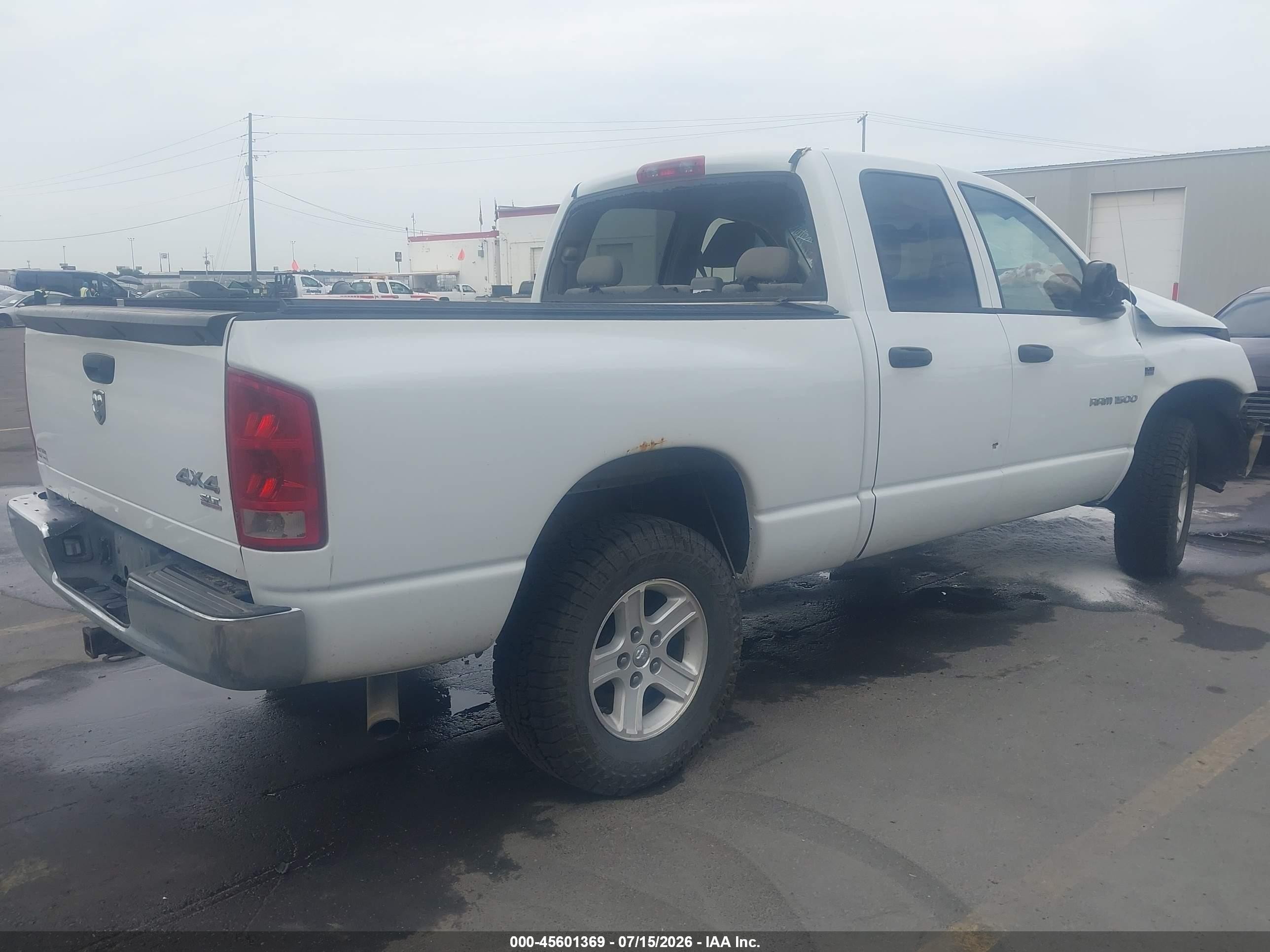 2006 Dodge Ram 1500 Slt/trx4 Off Road/sport White vin: 1D7HU18266S651803