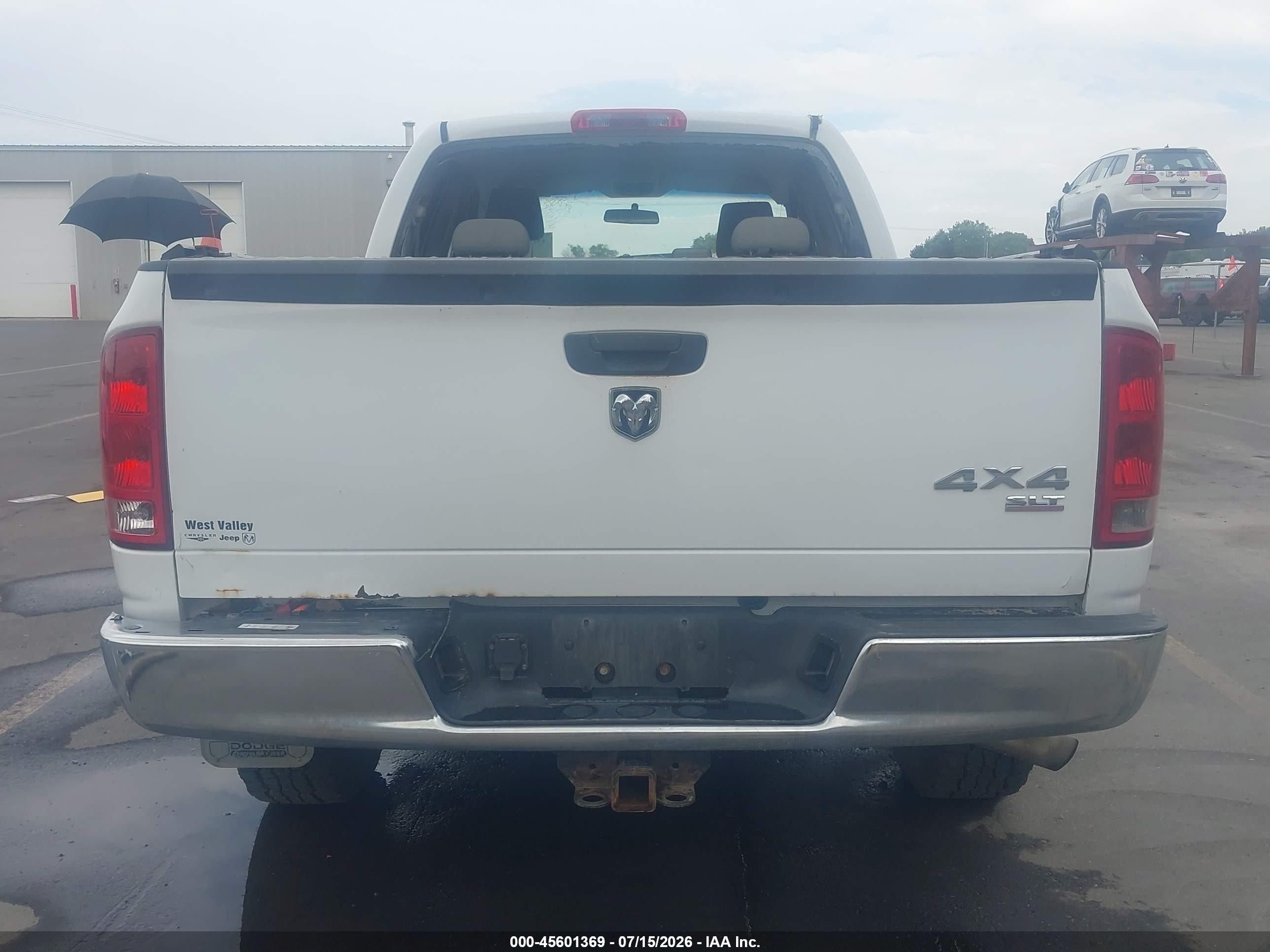 2006 Dodge Ram 1500 Slt/trx4 Off Road/sport White vin: 1D7HU18266S651803