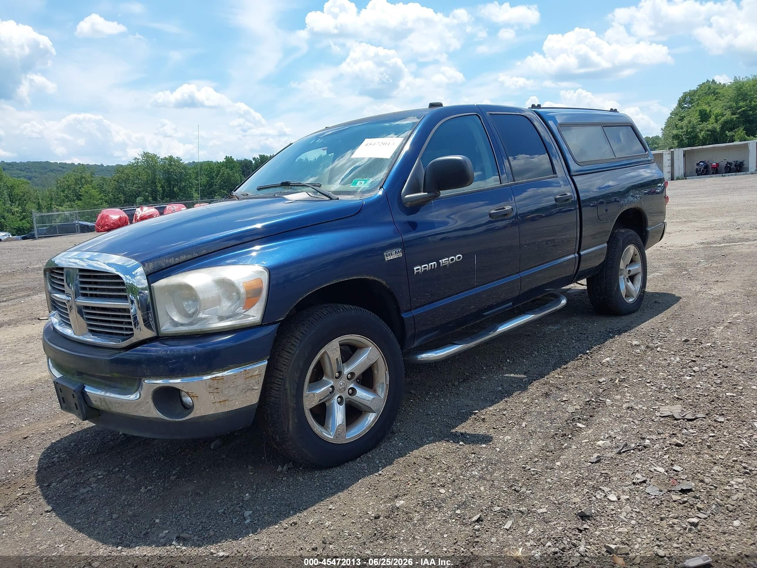 2007 Dodge Ram 1500 Slt/trx4 Off Road/sport Blue vin: 1D7HU18267J596048