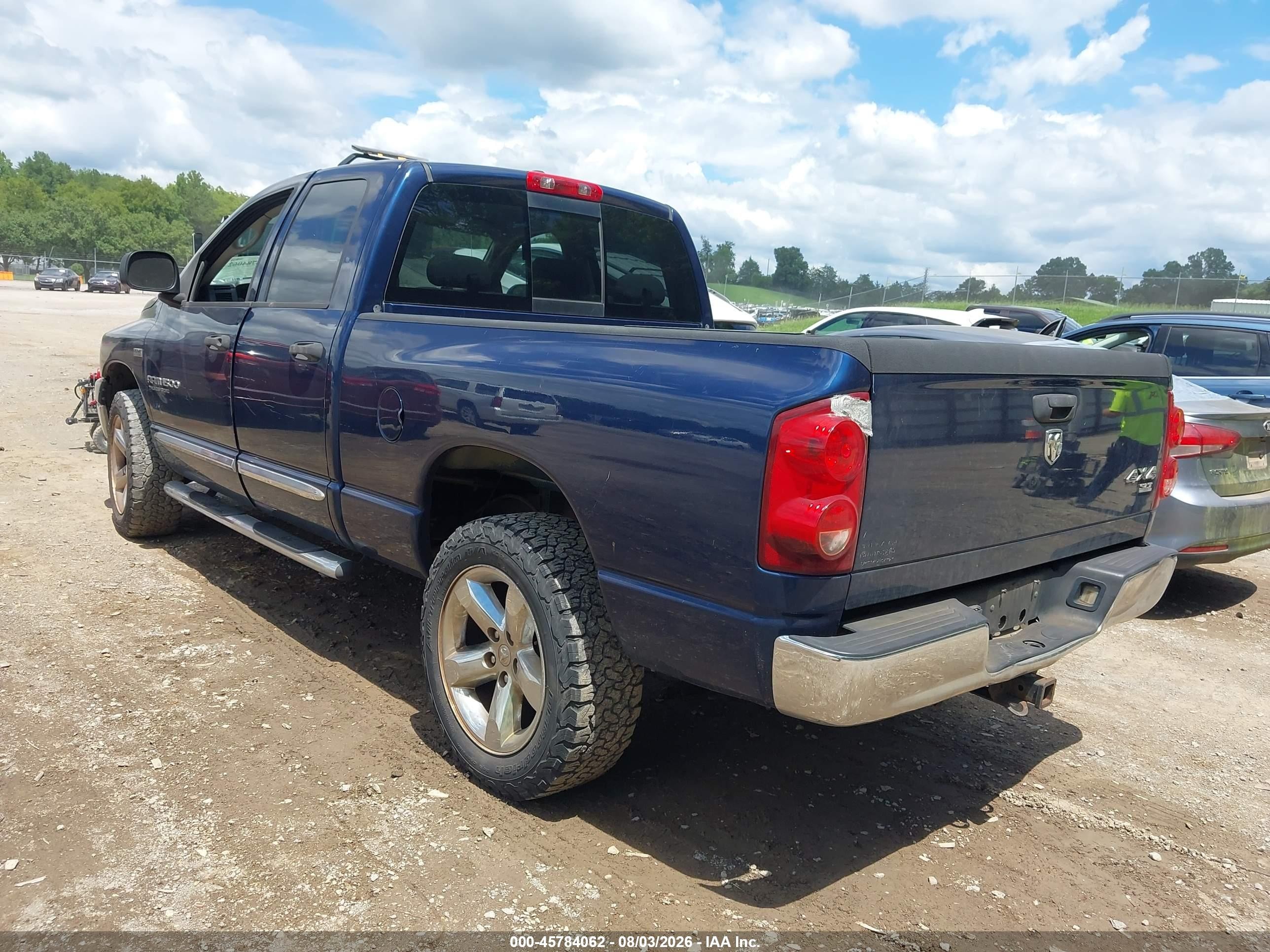 2007 Dodge Ram 1500 St/slt Blue vin: 1D7HU18267S122529