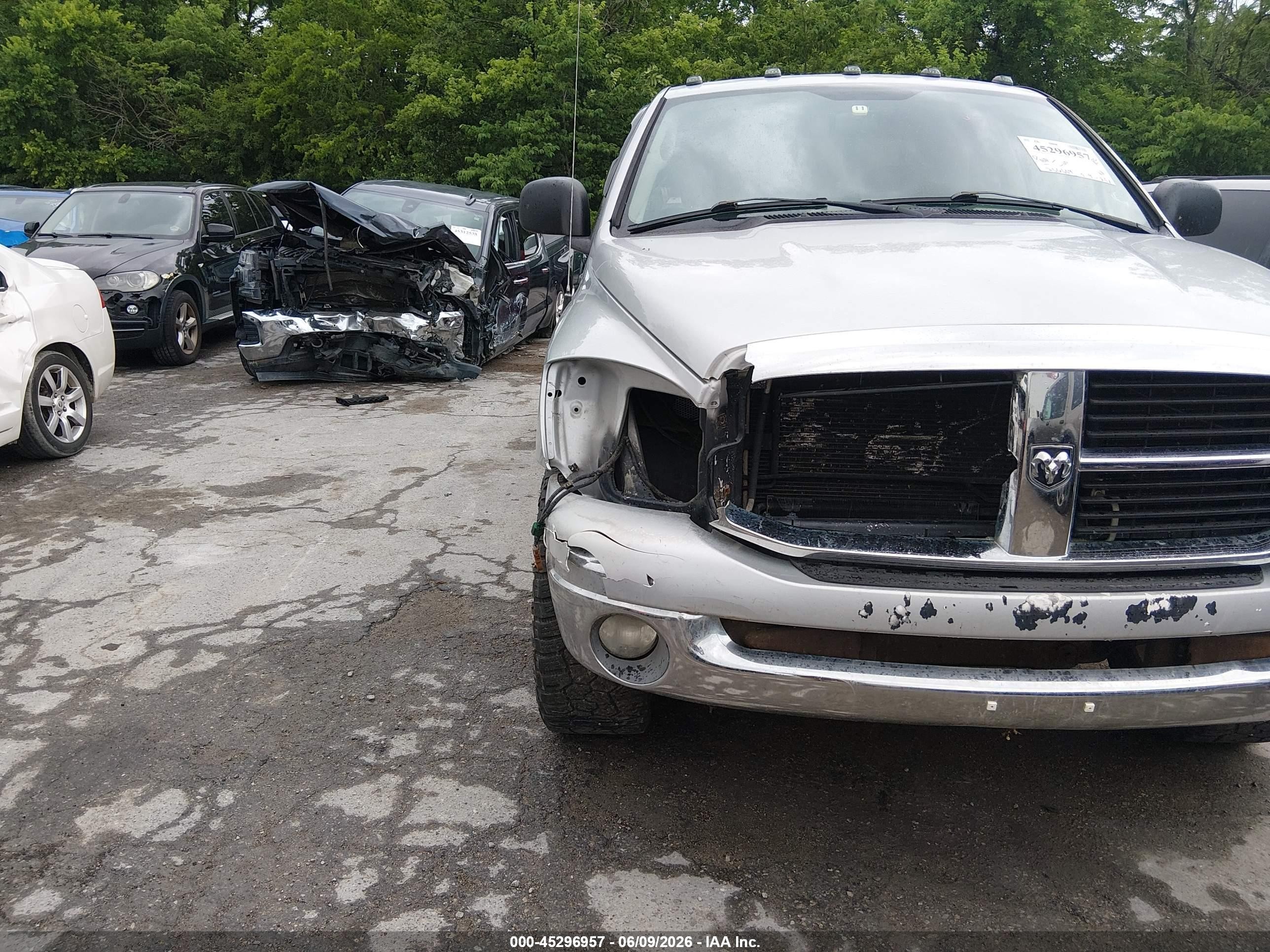 2007 Dodge Ram 1500 Slt/trx4 Off Road/sport Gray vin: 1D7HU18267S133689