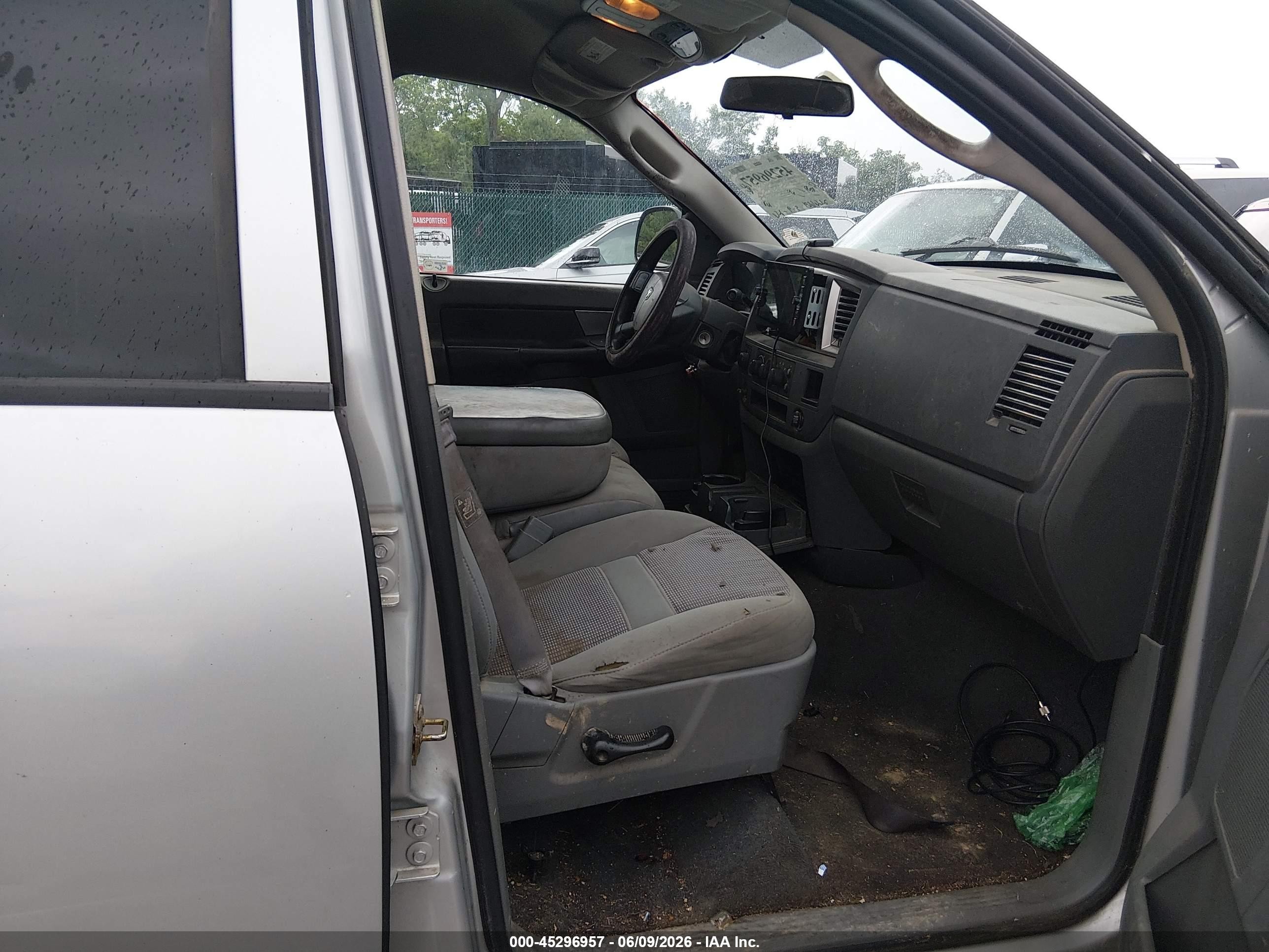 2007 Dodge Ram 1500 Slt/trx4 Off Road/sport Gray vin: 1D7HU18267S133689