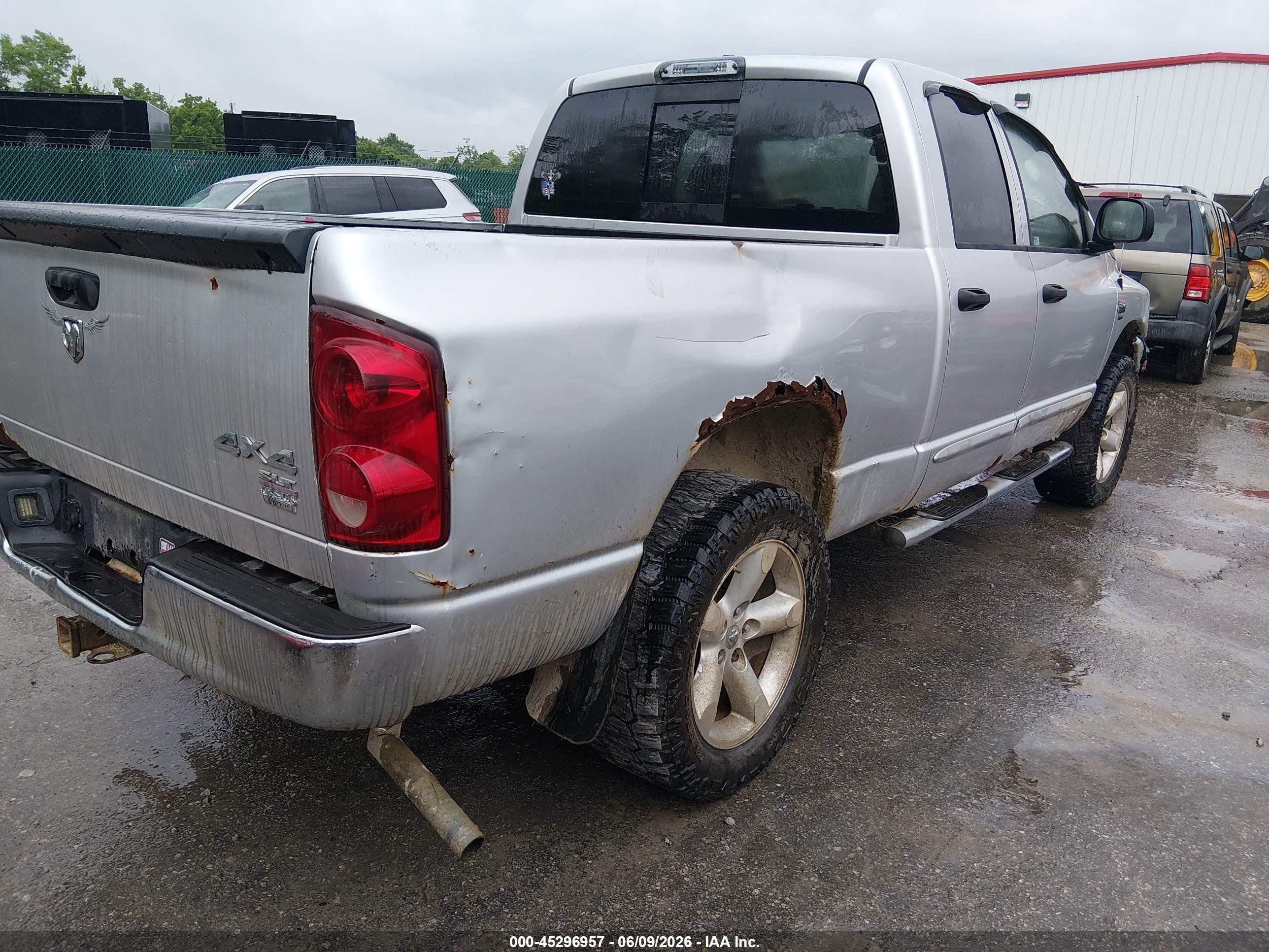 2007 Dodge Ram 1500 Slt/trx4 Off Road/sport Gray vin: 1D7HU18267S133689