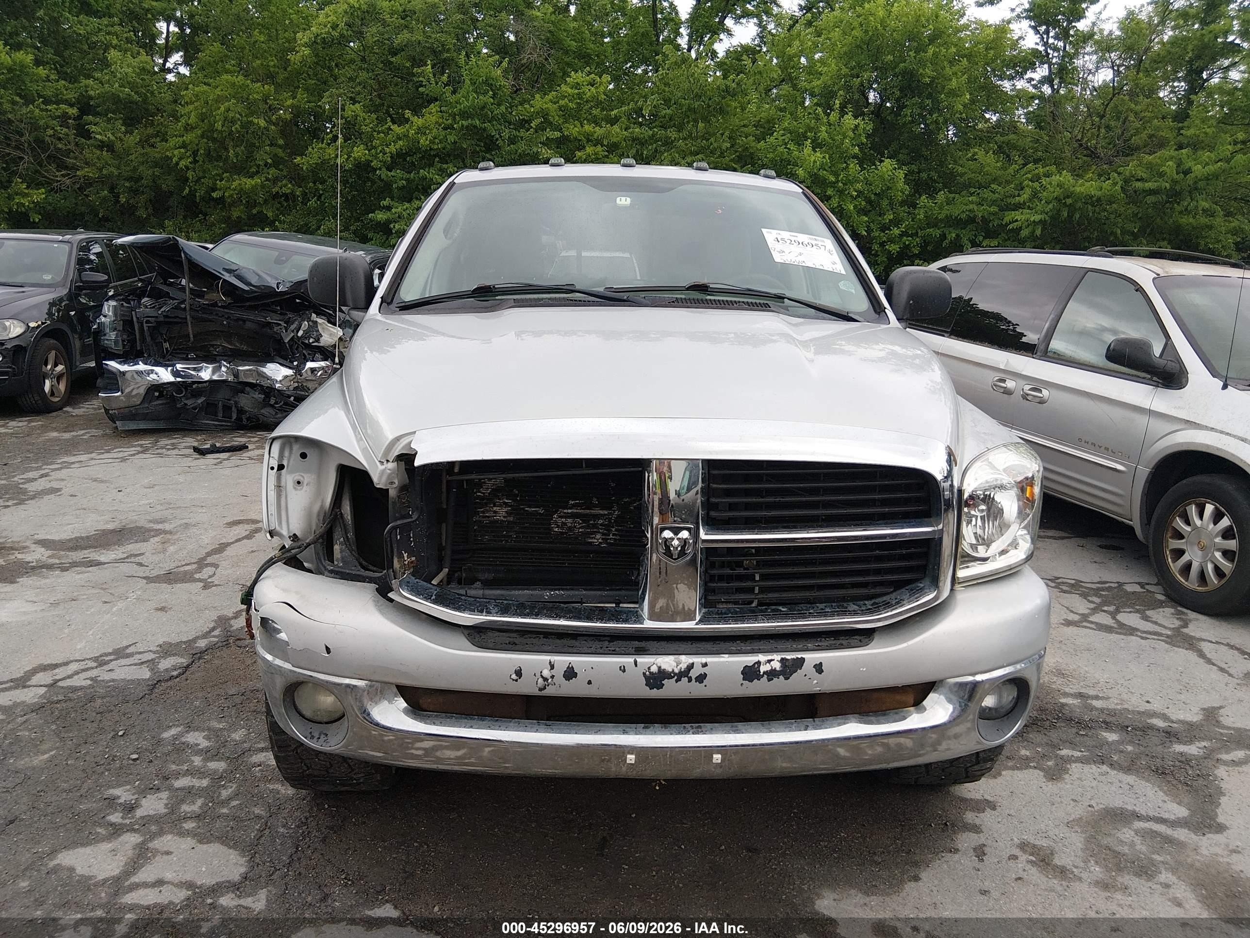 2007 Dodge Ram 1500 Slt/trx4 Off Road/sport Gray vin: 1D7HU18267S133689