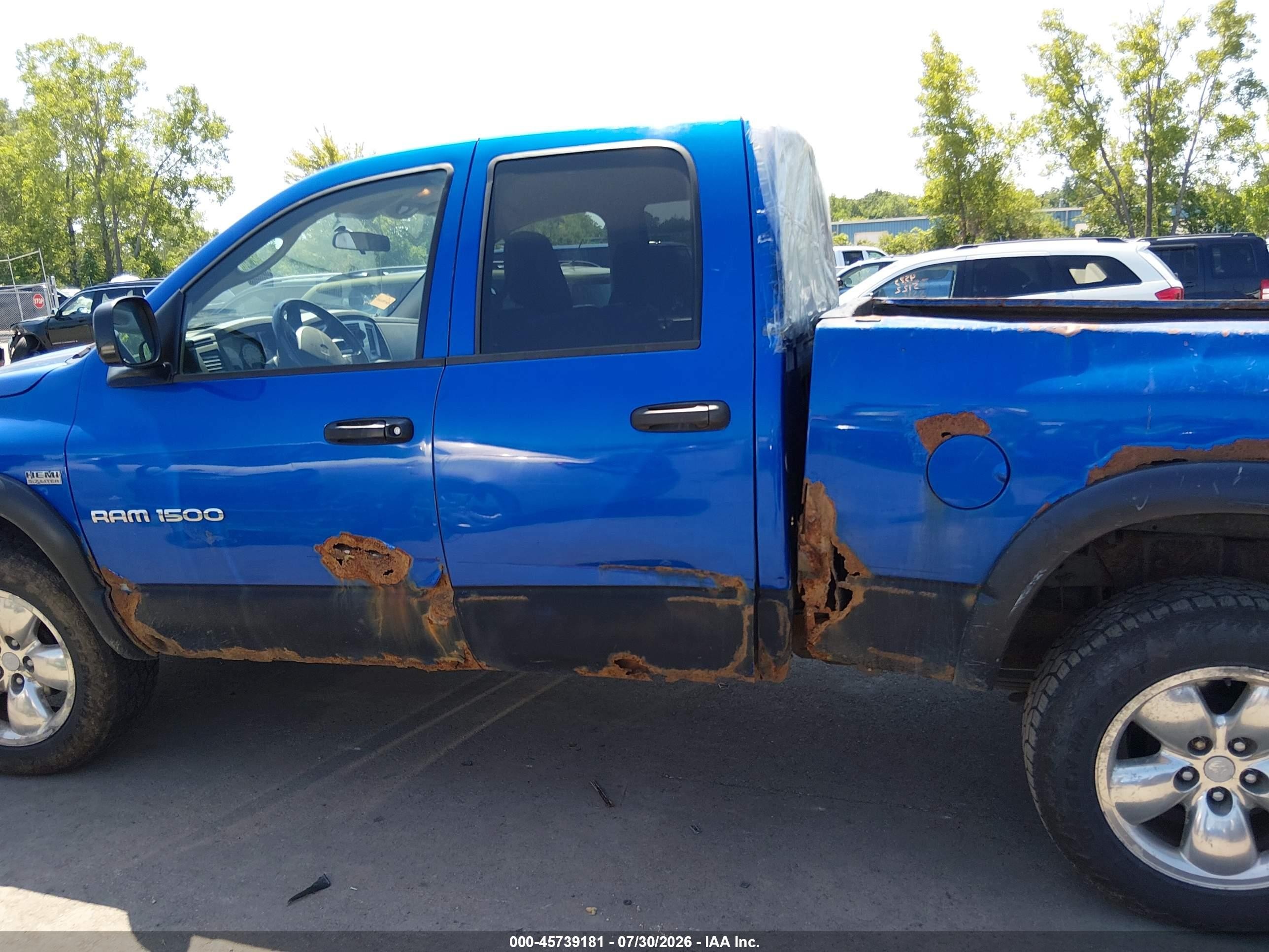 2007 Dodge Ram 1500 St/slt Blue vin: 1D7HU18267S183654