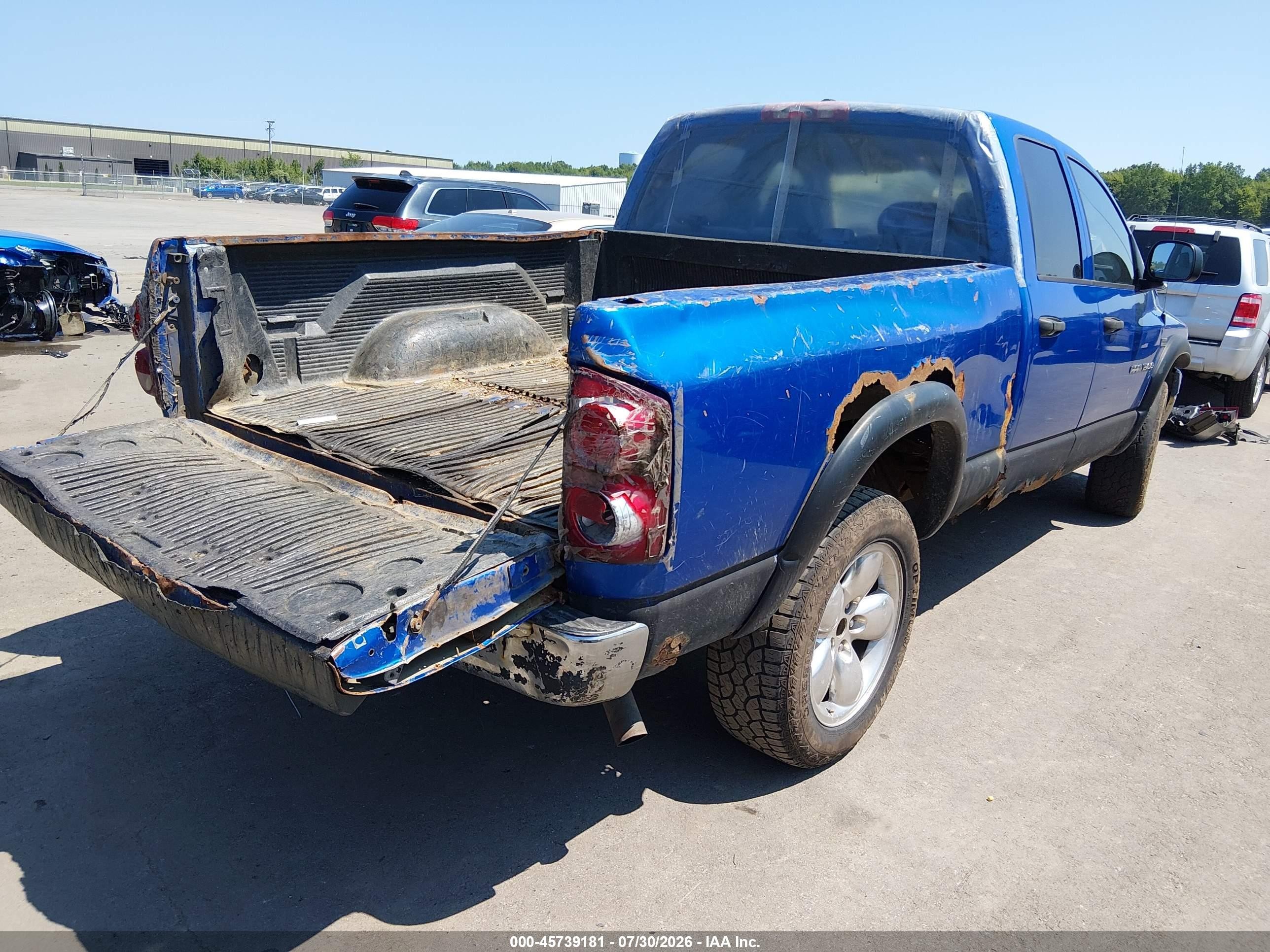 2007 Dodge Ram 1500 St/slt Blue vin: 1D7HU18267S183654