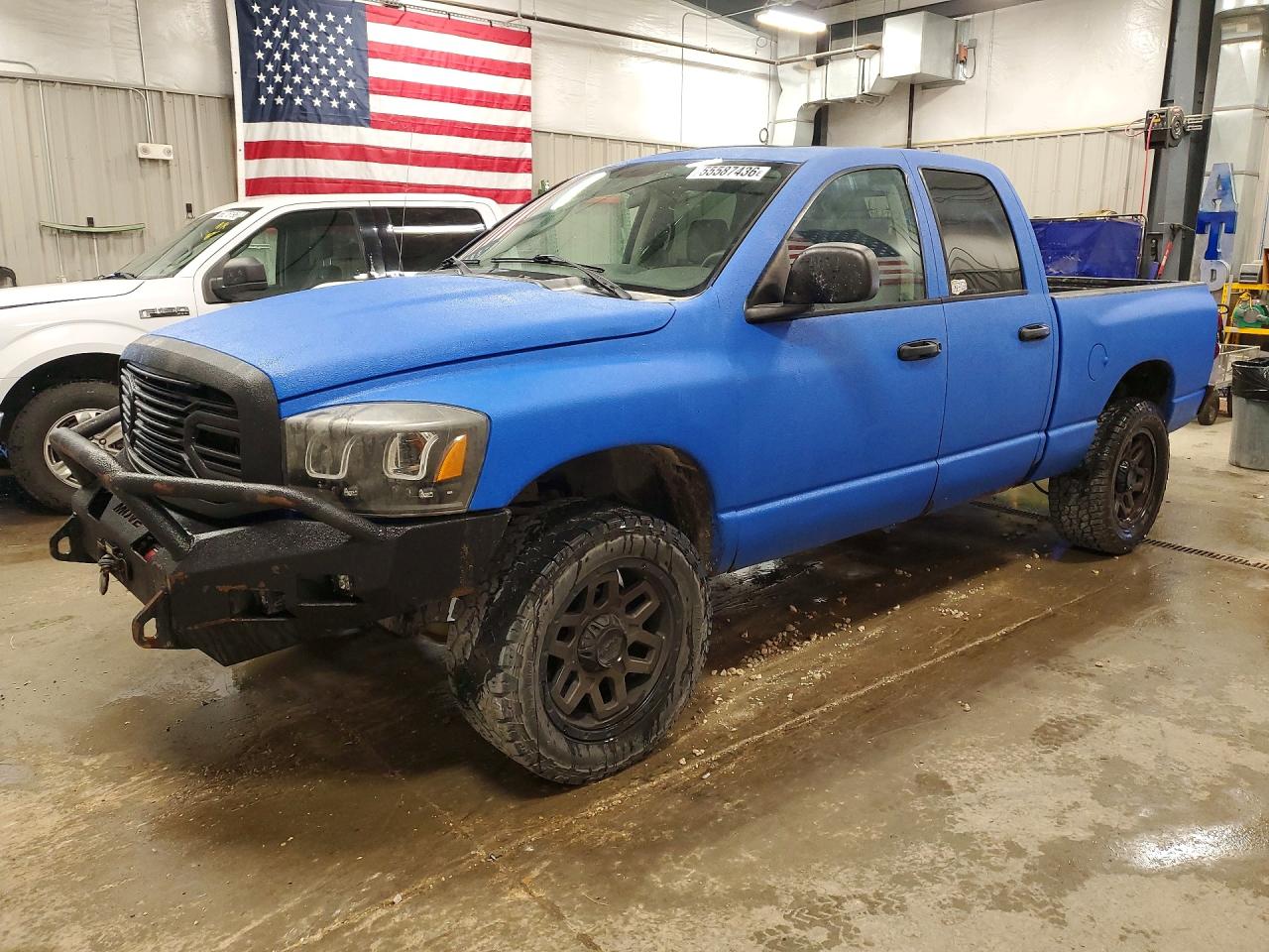 2007 Dodge Ram 1500 St Blue vin: 1D7HU18267S227068