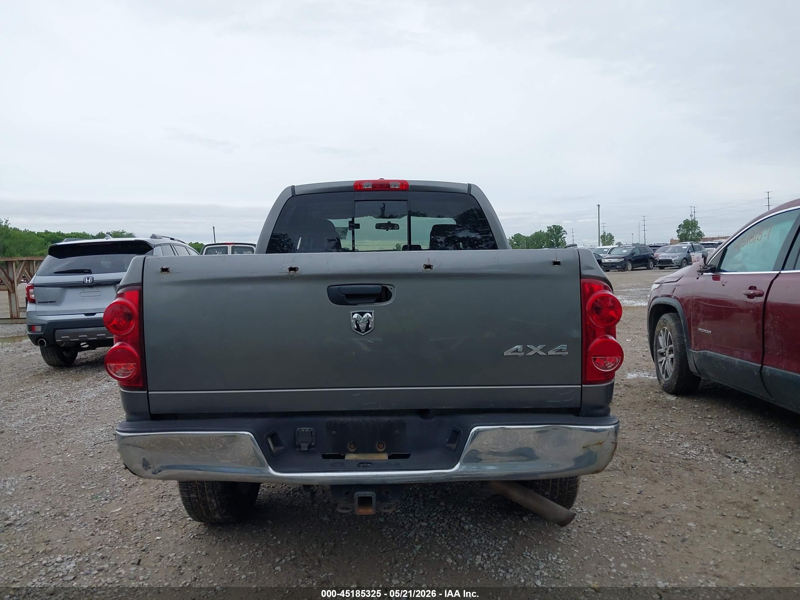2007 Dodge Ram 1500 Slt/trx4 Off Road/sport Gray vin: 1D7HU18267S262807