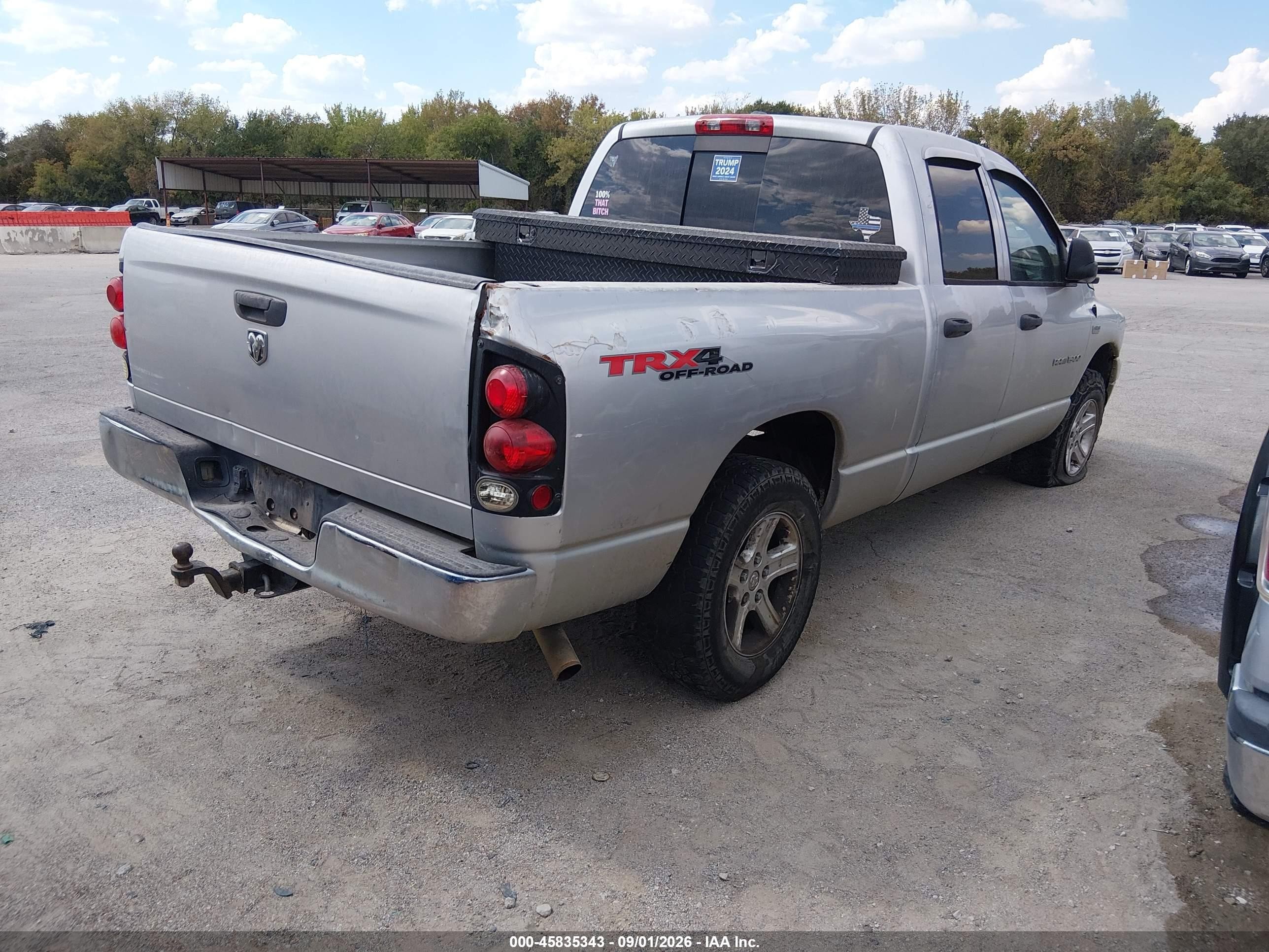 2006 Dodge Ram 1500 Slt/trx4 Off Road/sport Silver vin: 1D7HU18276S571670