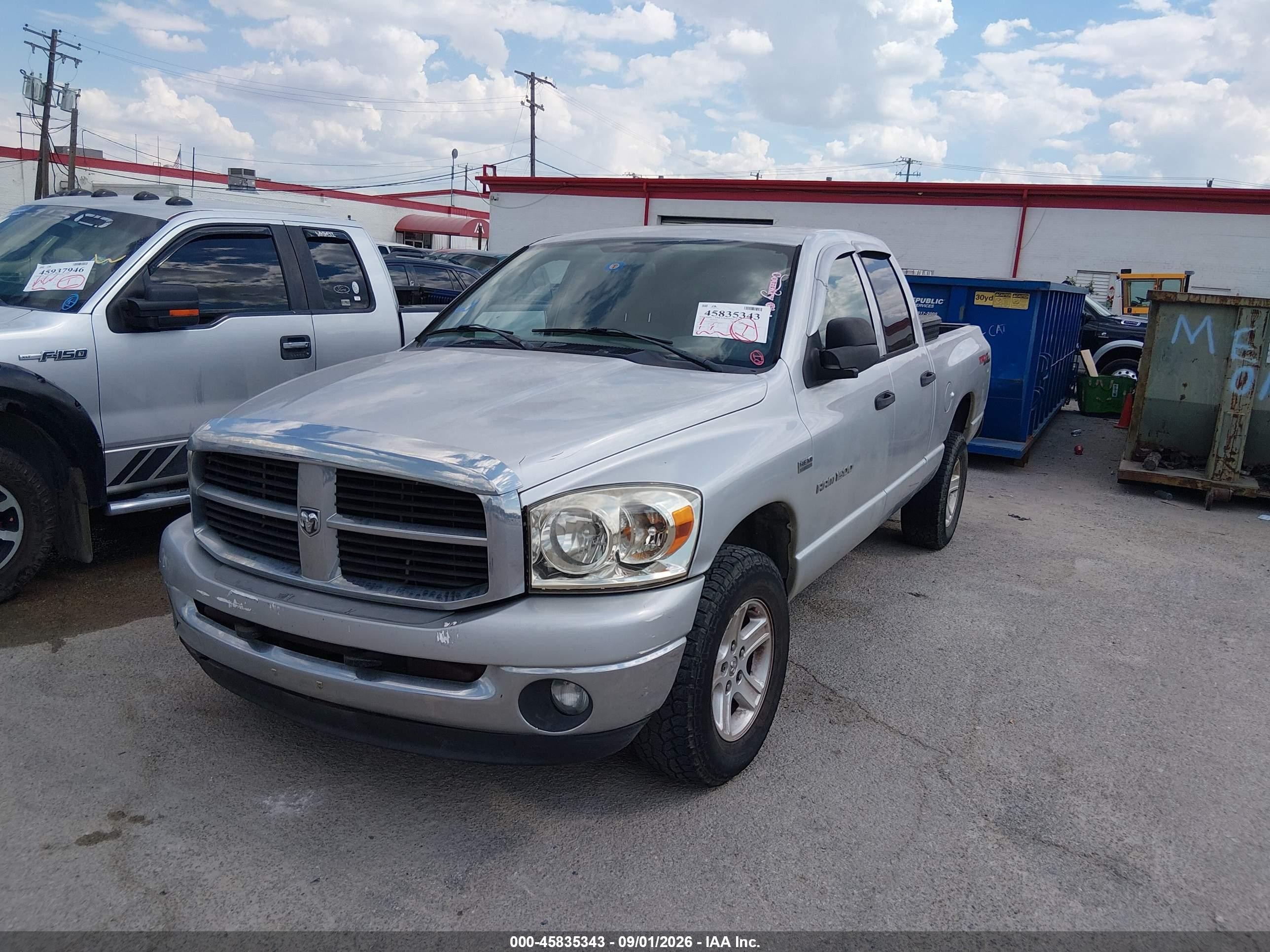 2006 Dodge Ram 1500 Slt/trx4 Off Road/sport Silver vin: 1D7HU18276S571670