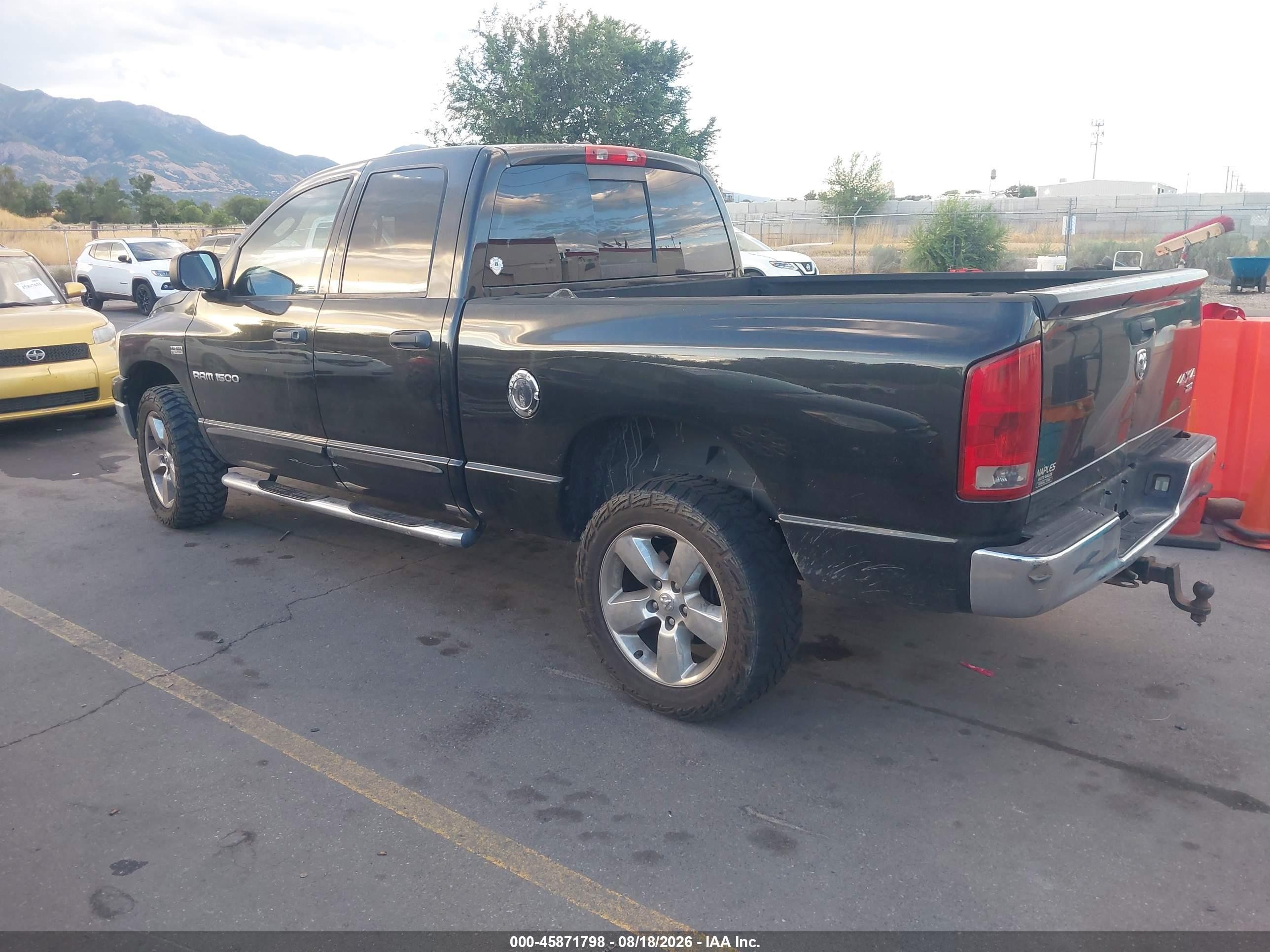 2006 Dodge Ram 1500 Slt/trx4 Off Road/sport Черный vin: 1D7HU18276S661627