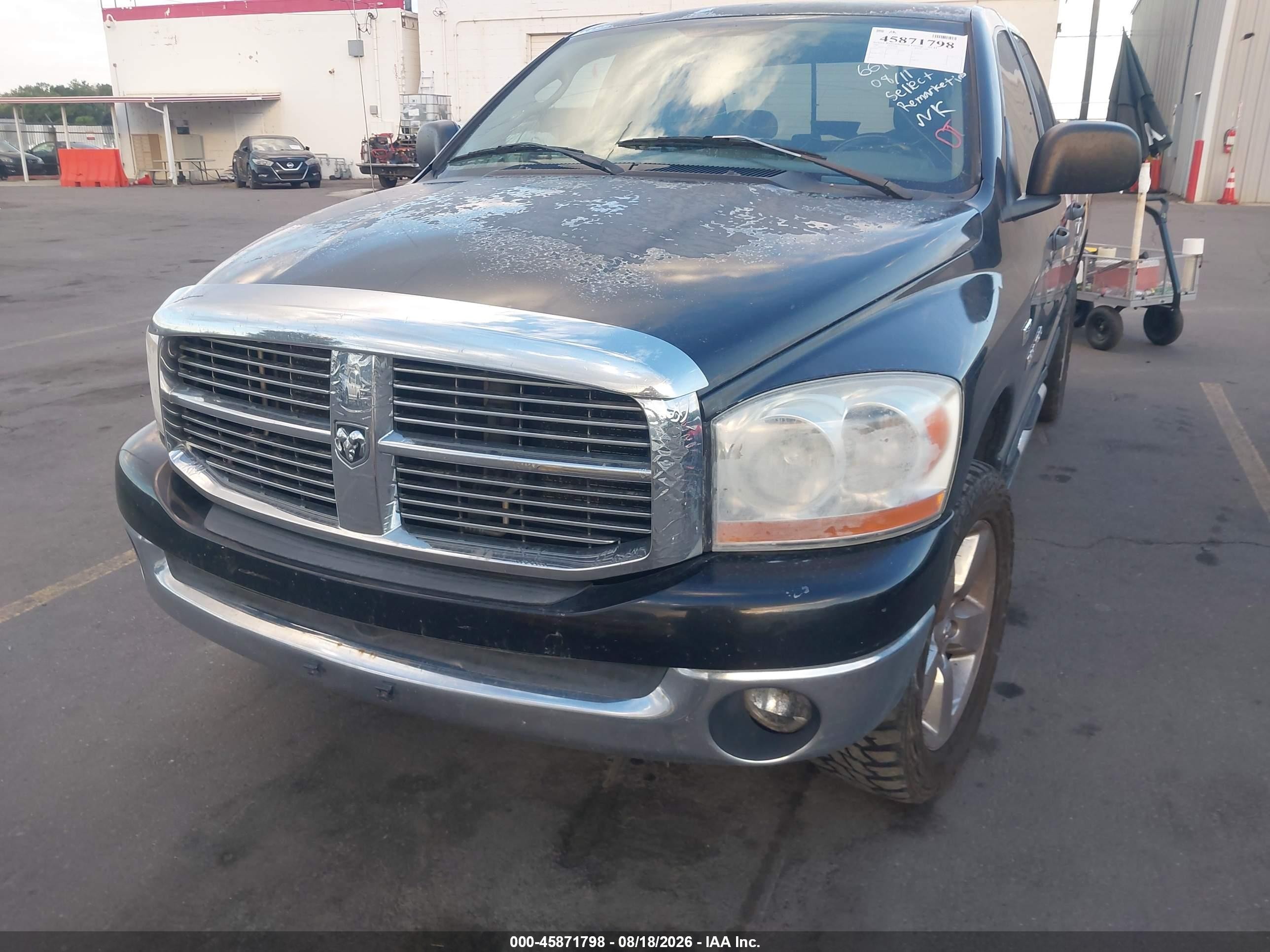 2006 Dodge Ram 1500 Slt/trx4 Off Road/sport Черный vin: 1D7HU18276S661627