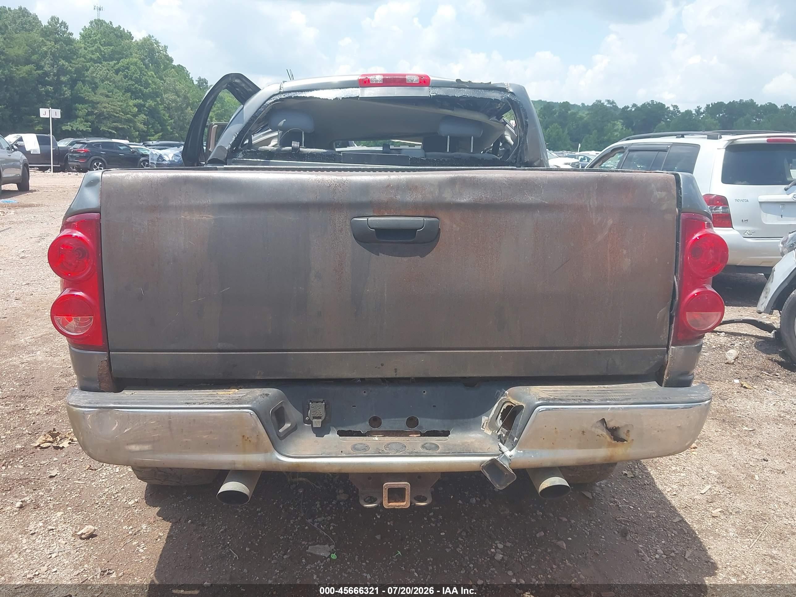 2007 Dodge Ram 1500 Laramie Gray vin: 1D7HU18277S179953