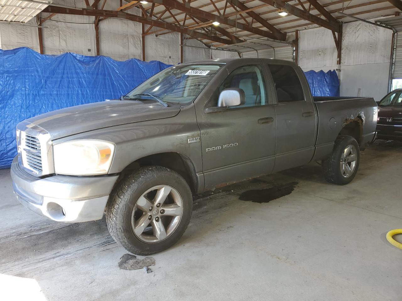 2007 Dodge Ram 1500 St Серый vin: 1D7HU18277S194582 Damage: Left Front Door, Rust, > 12 Inches