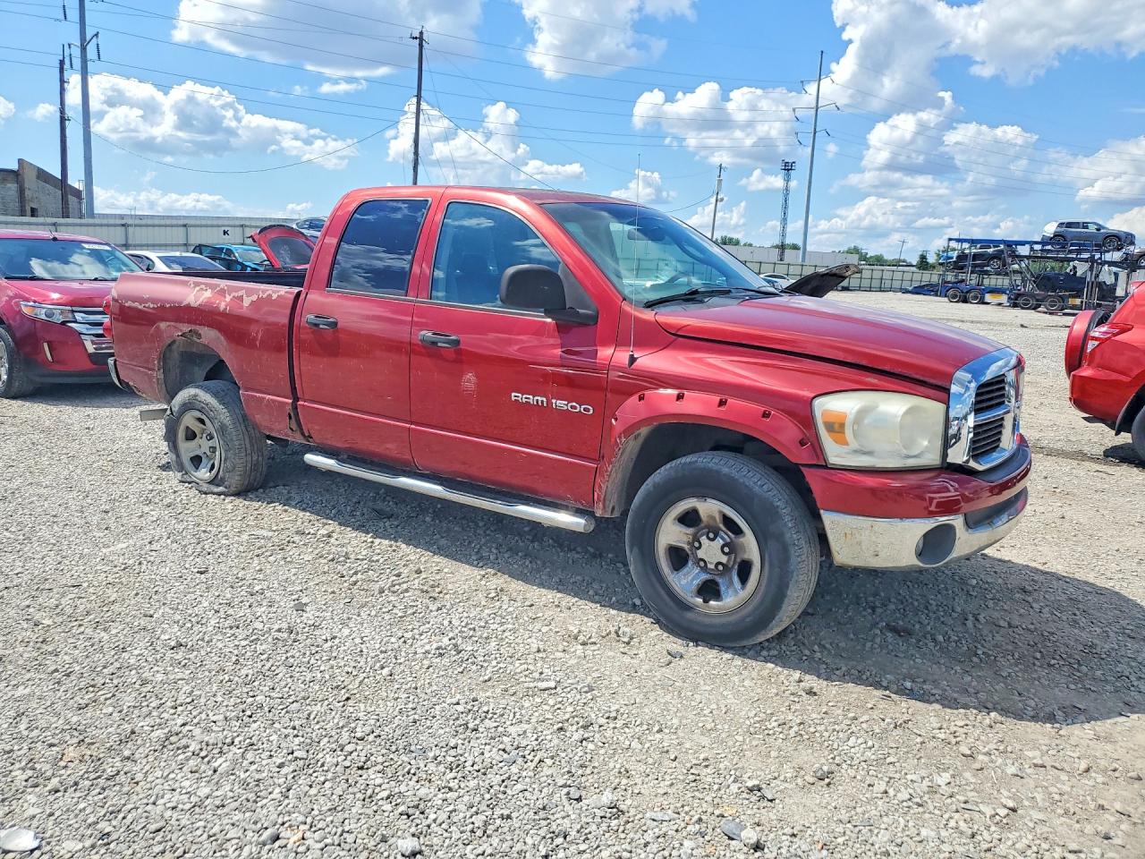 2007 Dodge Ram 1500 St Red vin: 1D7HU18277S258586
