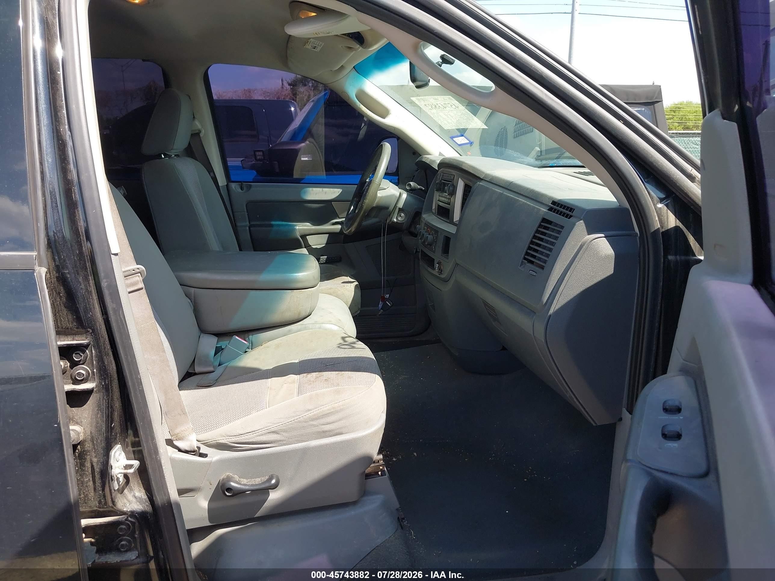 2007 Dodge Ram 1500 St/slt Черный vin: 1D7HU18277S274559