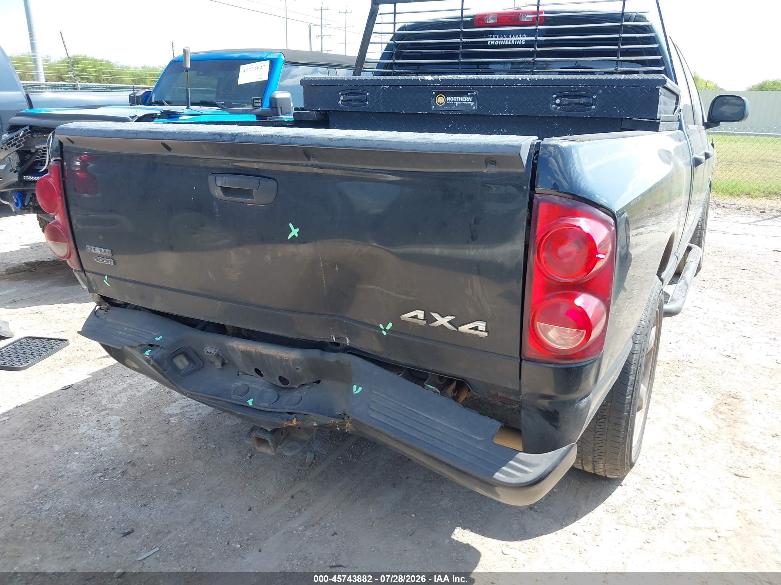 2007 Dodge Ram 1500 St/slt Черный vin: 1D7HU18277S274559