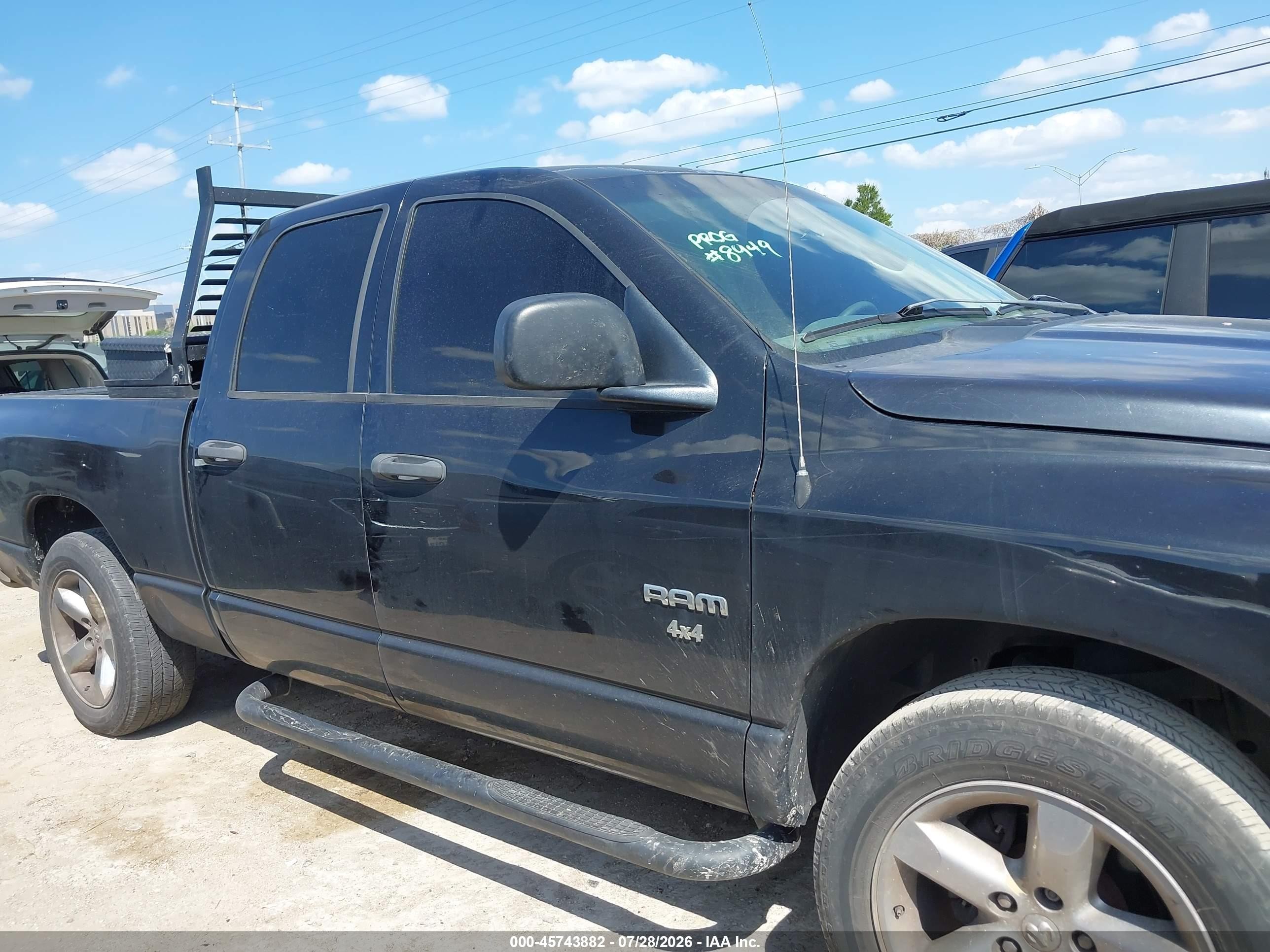 2007 Dodge Ram 1500 St/slt Черный vin: 1D7HU18277S274559