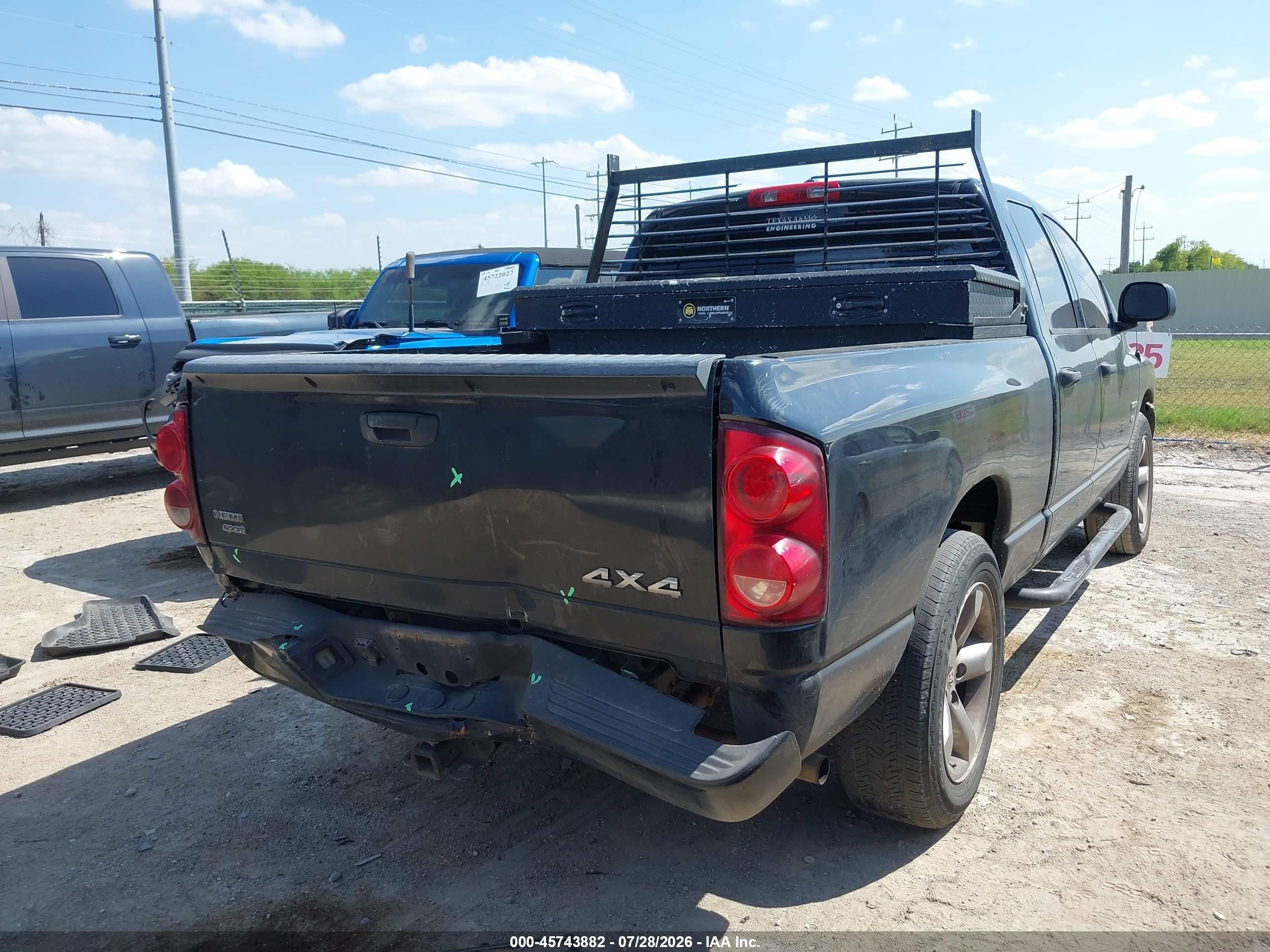 2007 Dodge Ram 1500 St/slt Черный vin: 1D7HU18277S274559