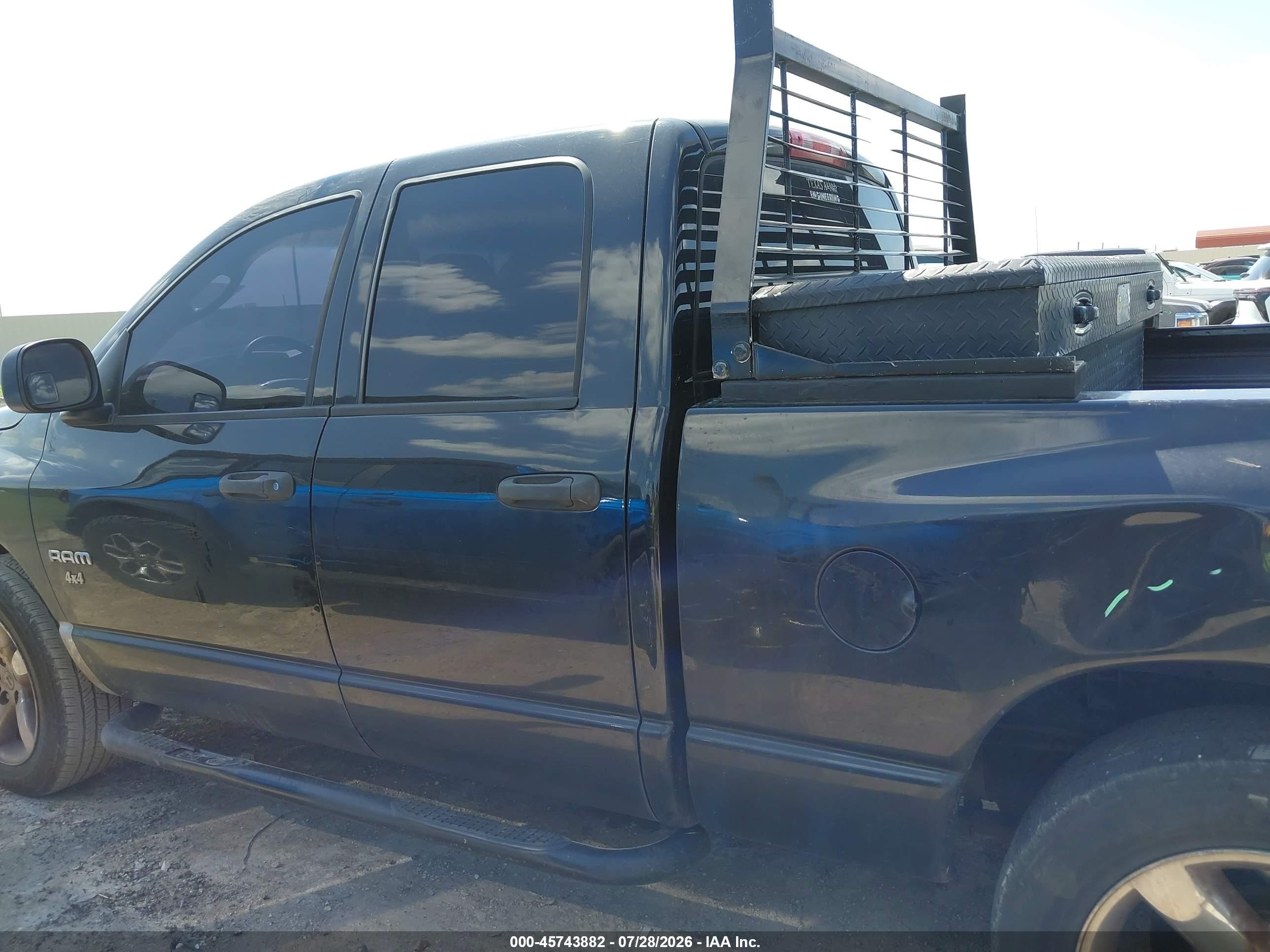 2007 Dodge Ram 1500 St/slt Черный vin: 1D7HU18277S274559