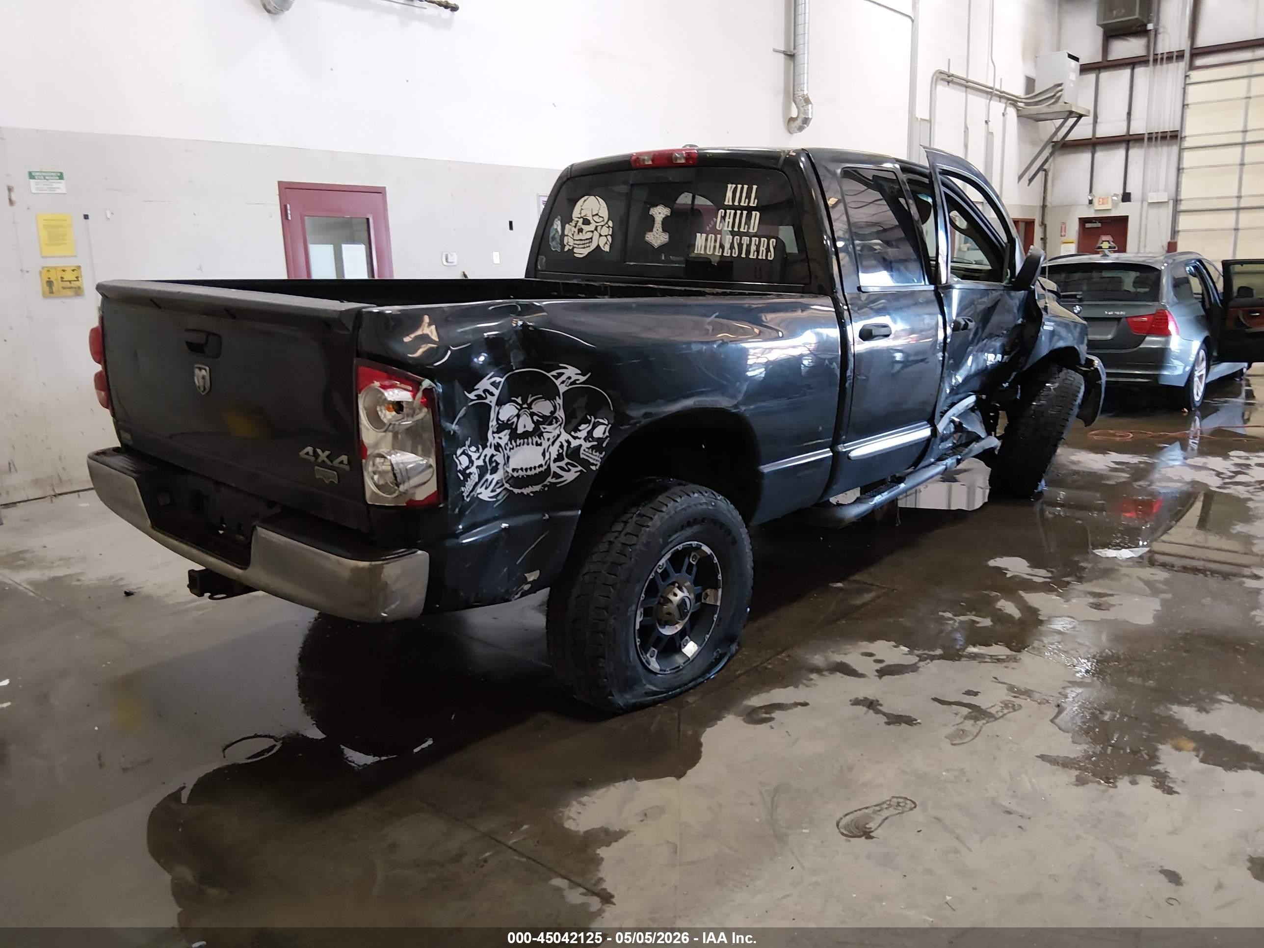 2008 Dodge Ram 1500 Laramie Gray vin: 1D7HU18278S612592