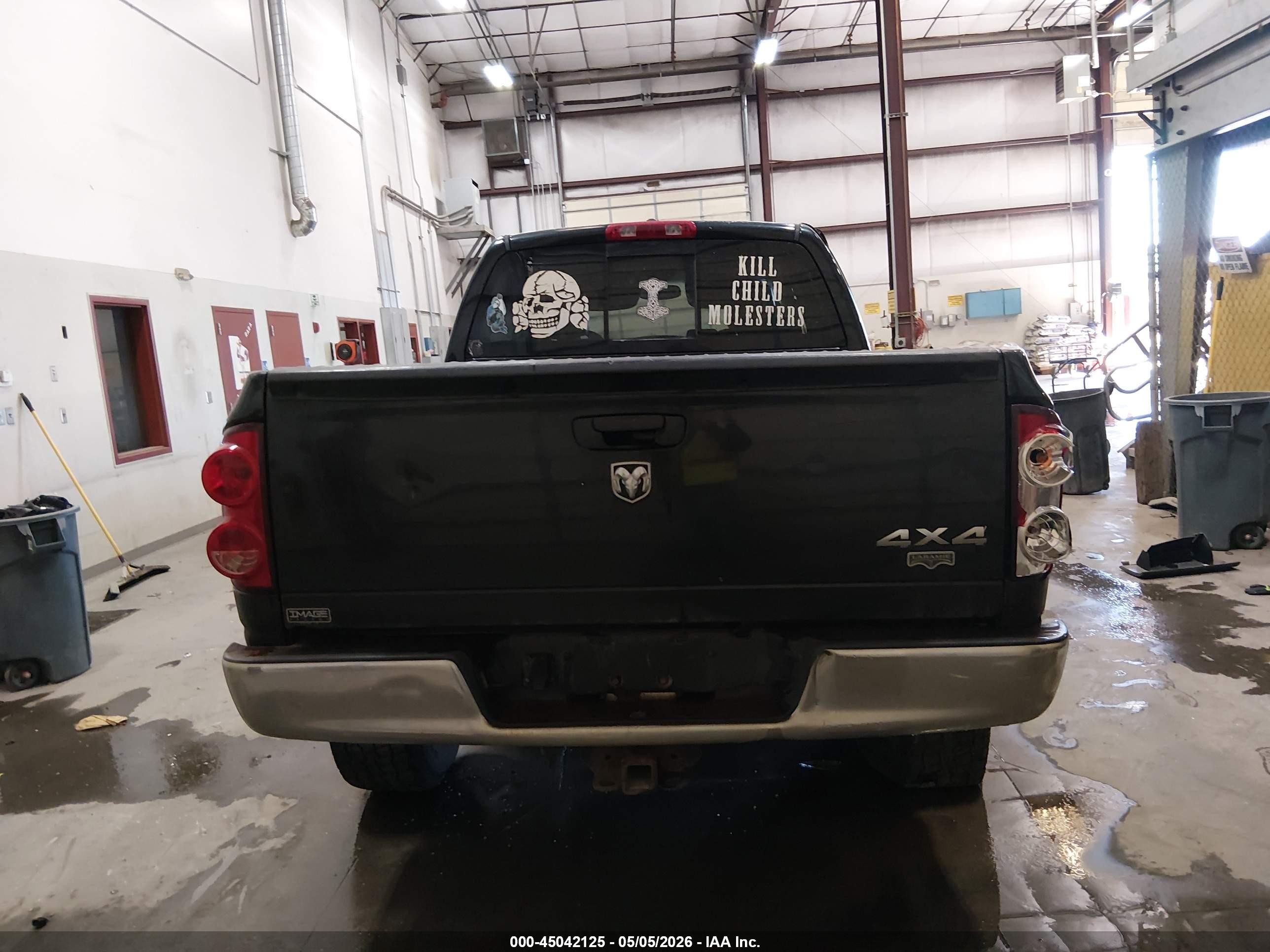 2008 Dodge Ram 1500 Laramie Gray vin: 1D7HU18278S612592