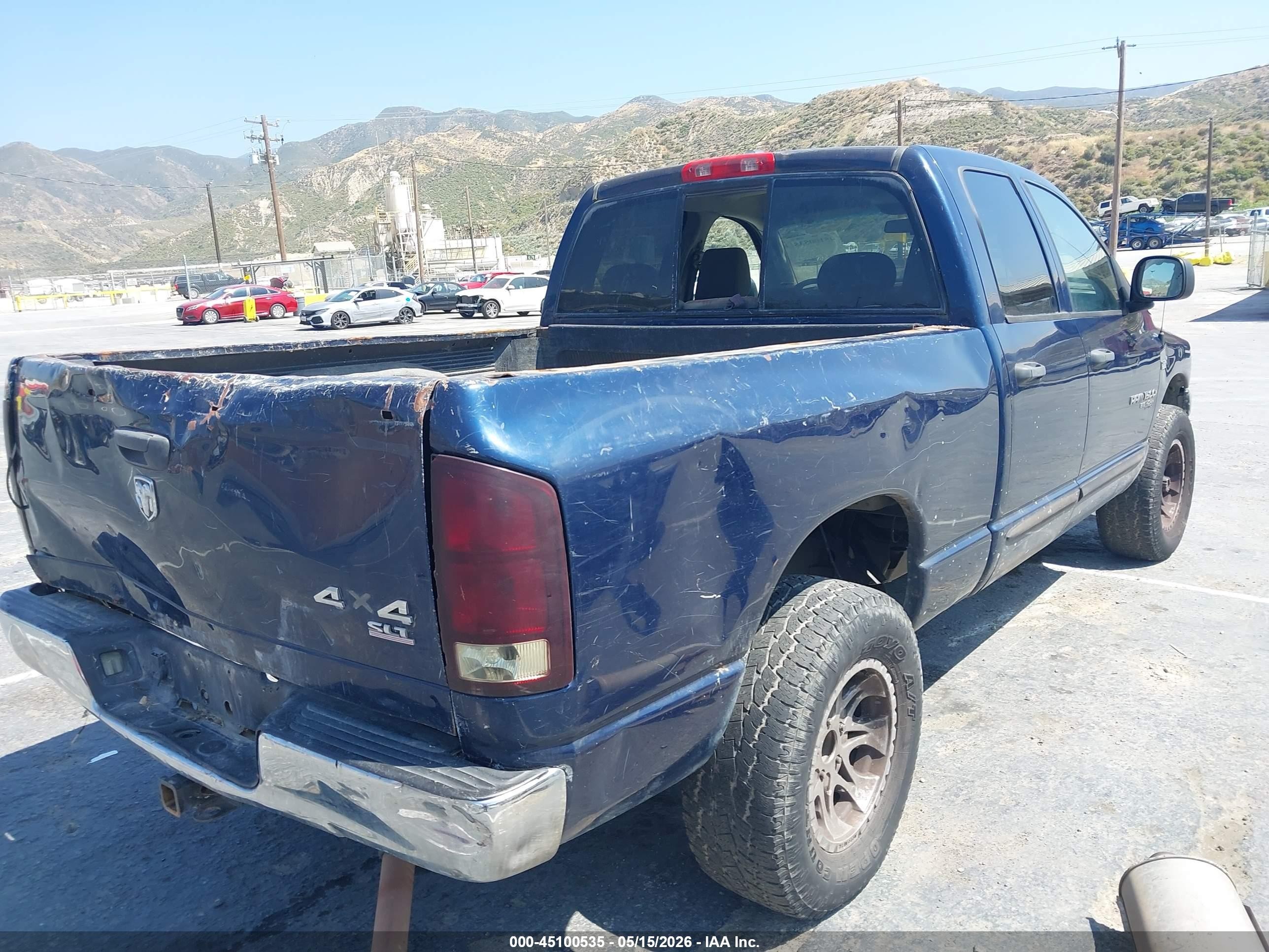 2006 Dodge Ram 1500 Slt/trx4 Off Road/sport Синий vin: 1D7HU18286S512773
