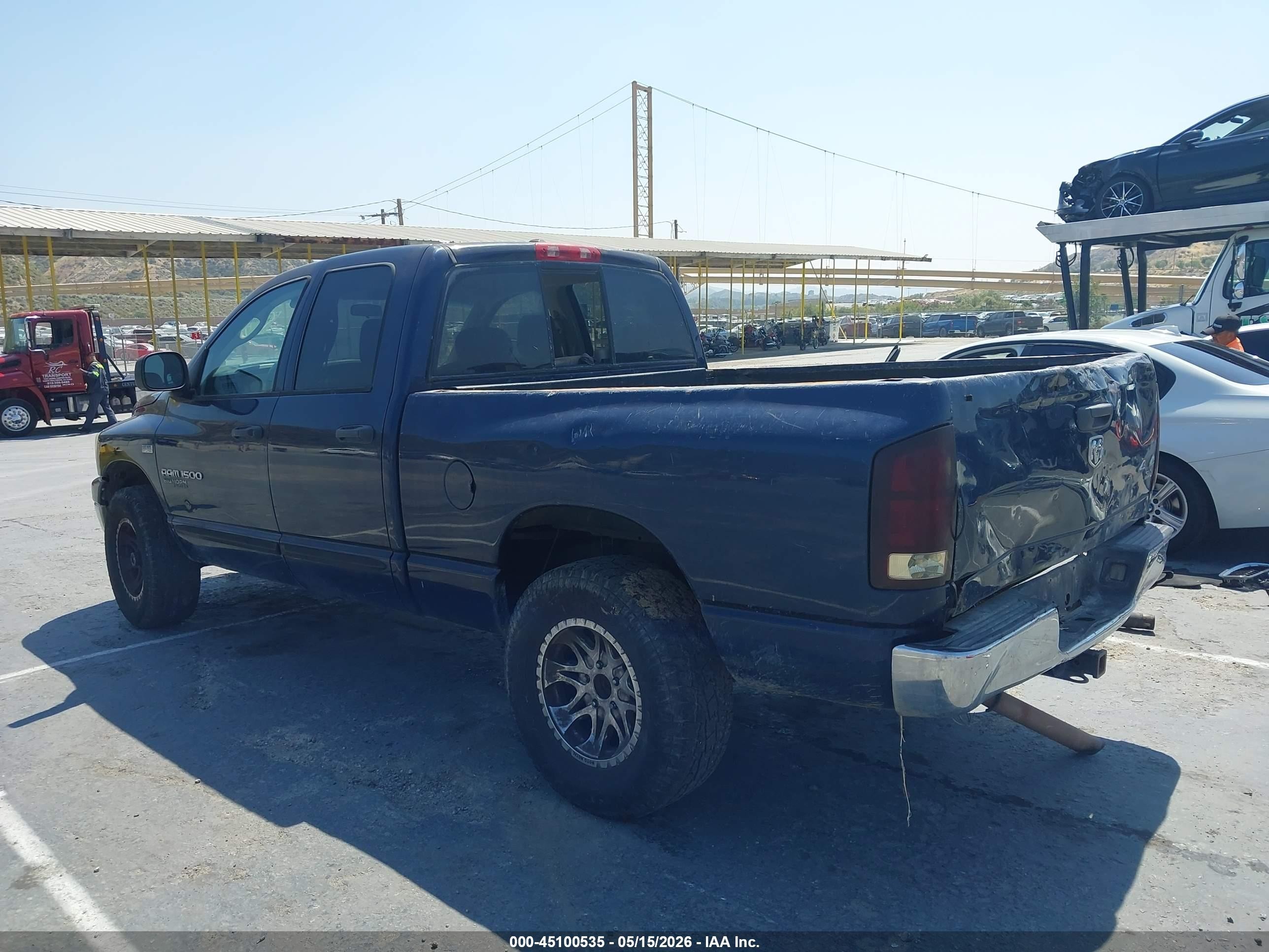 2006 Dodge Ram 1500 Slt/trx4 Off Road/sport Синий vin: 1D7HU18286S512773