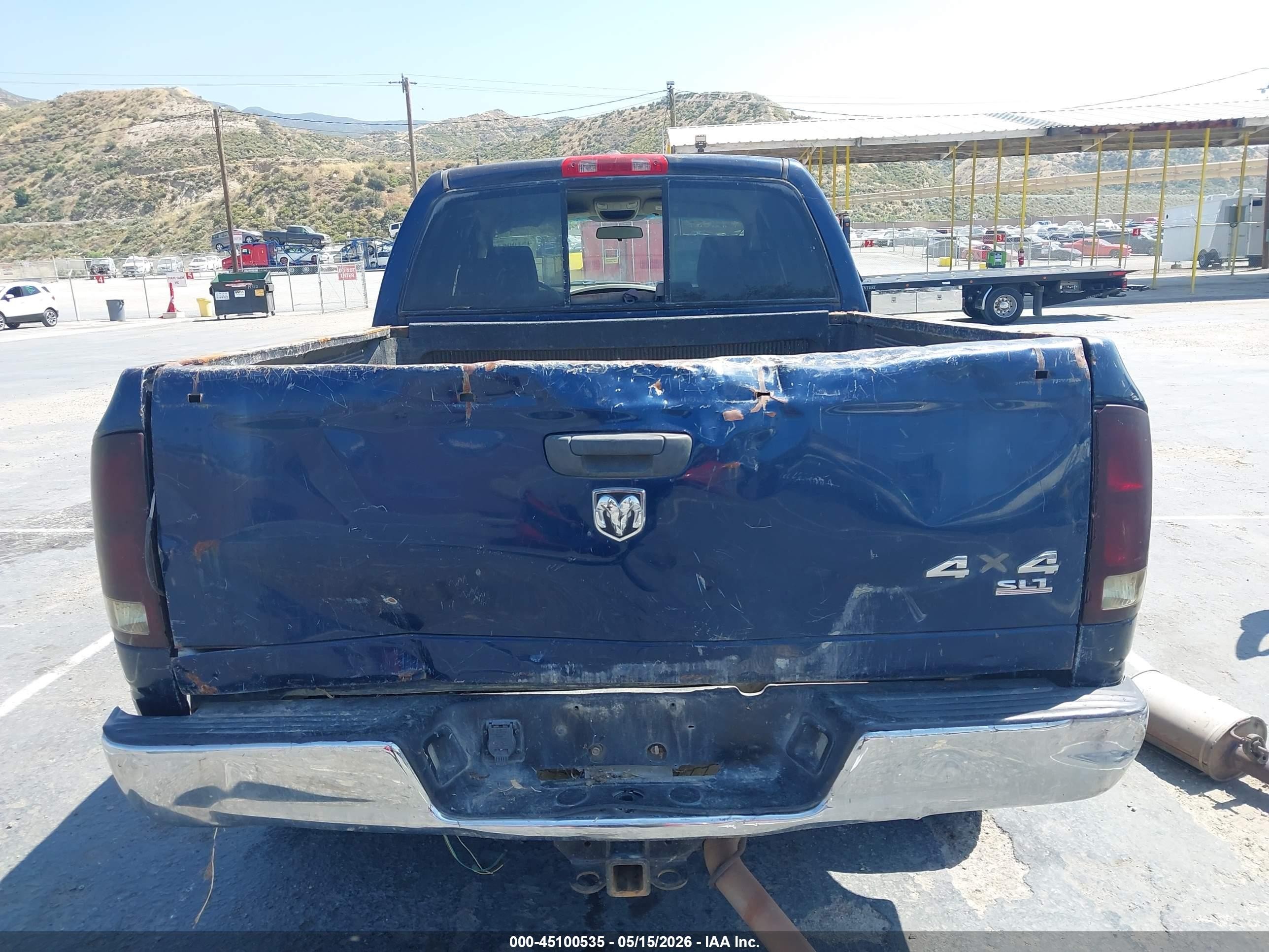 2006 Dodge Ram 1500 Slt/trx4 Off Road/sport Синий vin: 1D7HU18286S512773